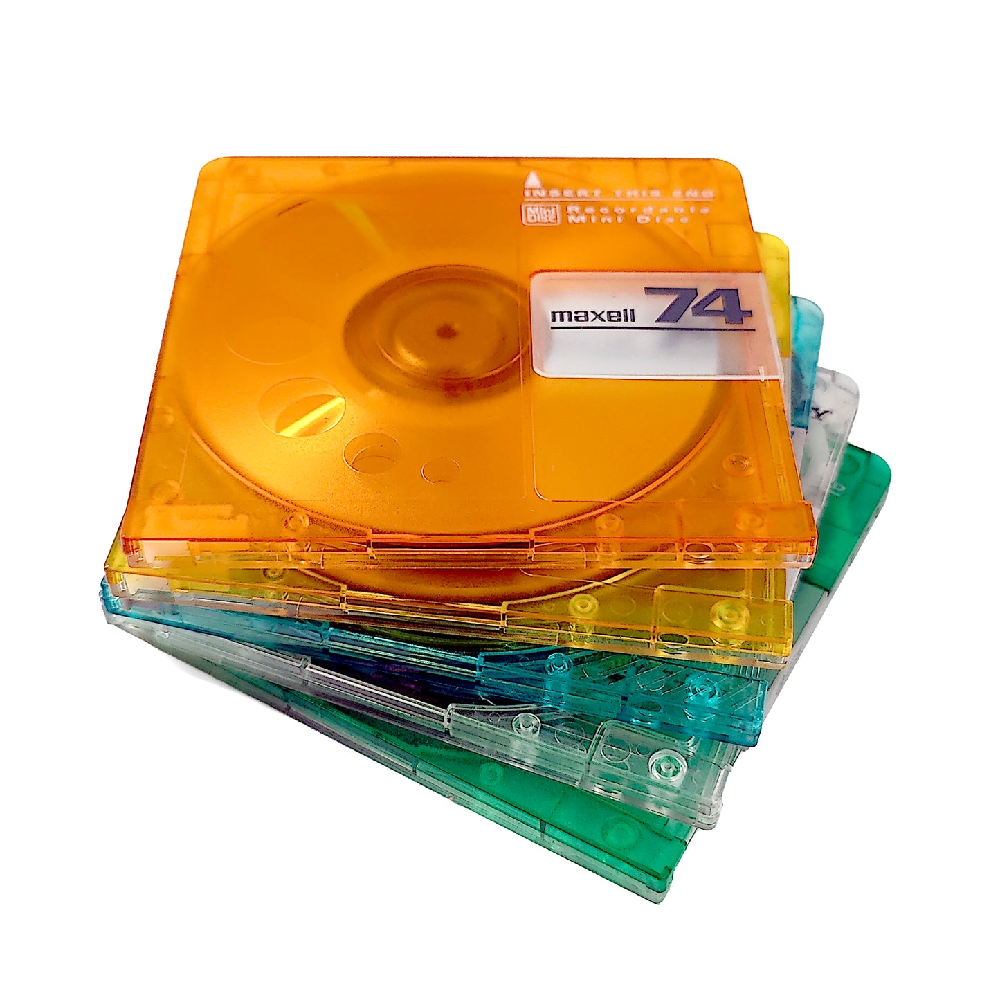 Mixed Brand 74 Minute MiniDisc 5 Pack