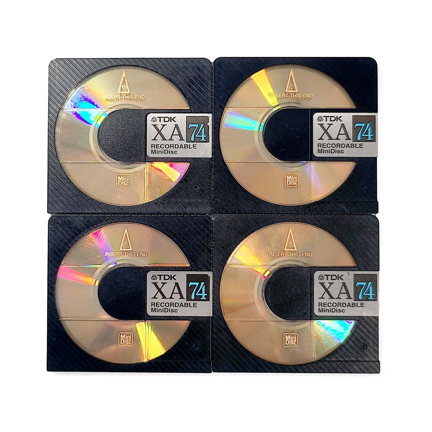 TDK XA 74 Minute MiniDisc 4 Pack