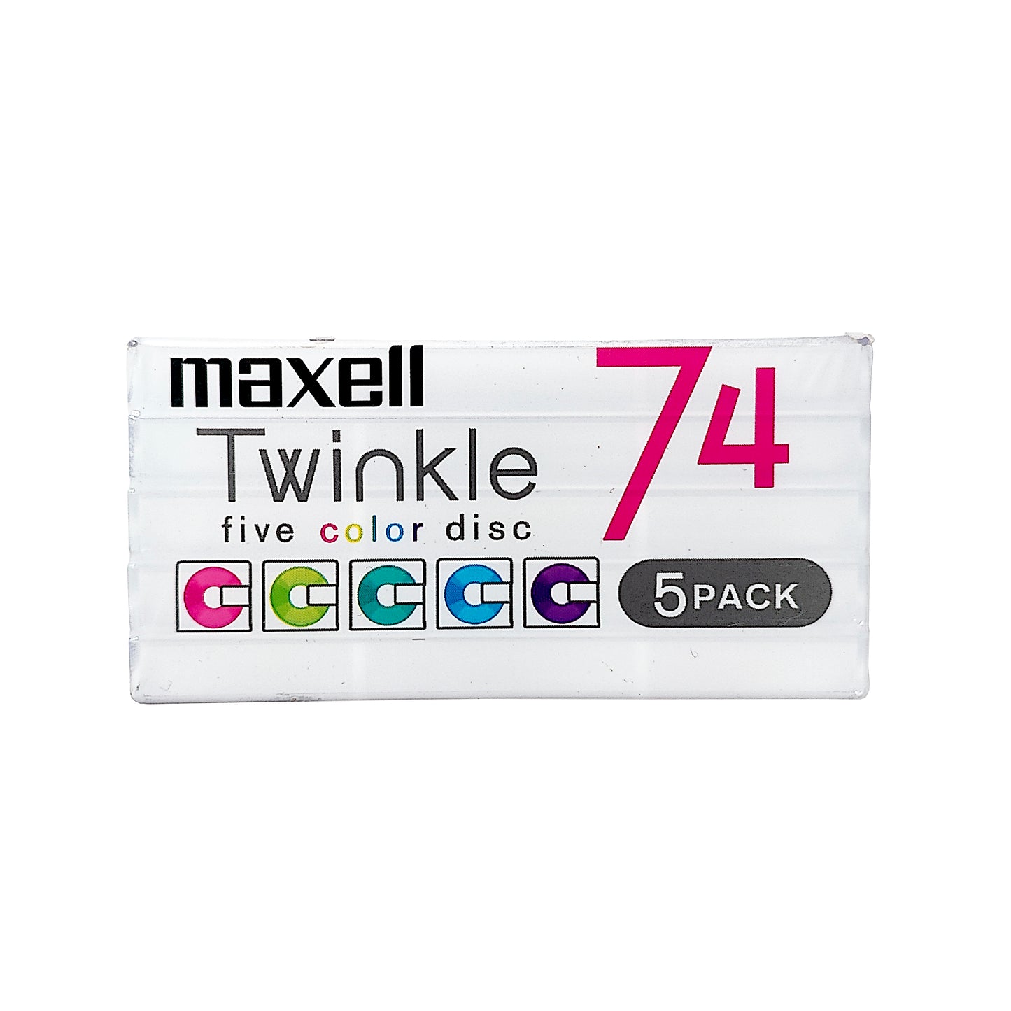 Maxell Twinkle 74 Minute MiniDisc 5 Pack