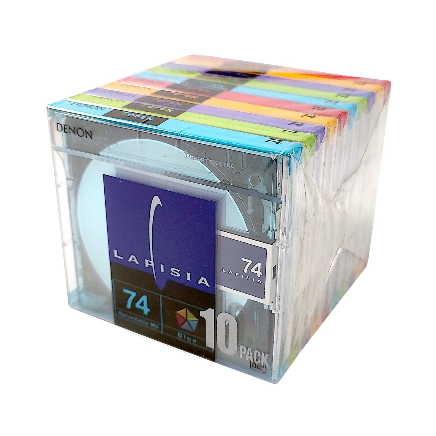 Denon Lapisia 74 Minute MiniDisc 10 Pack