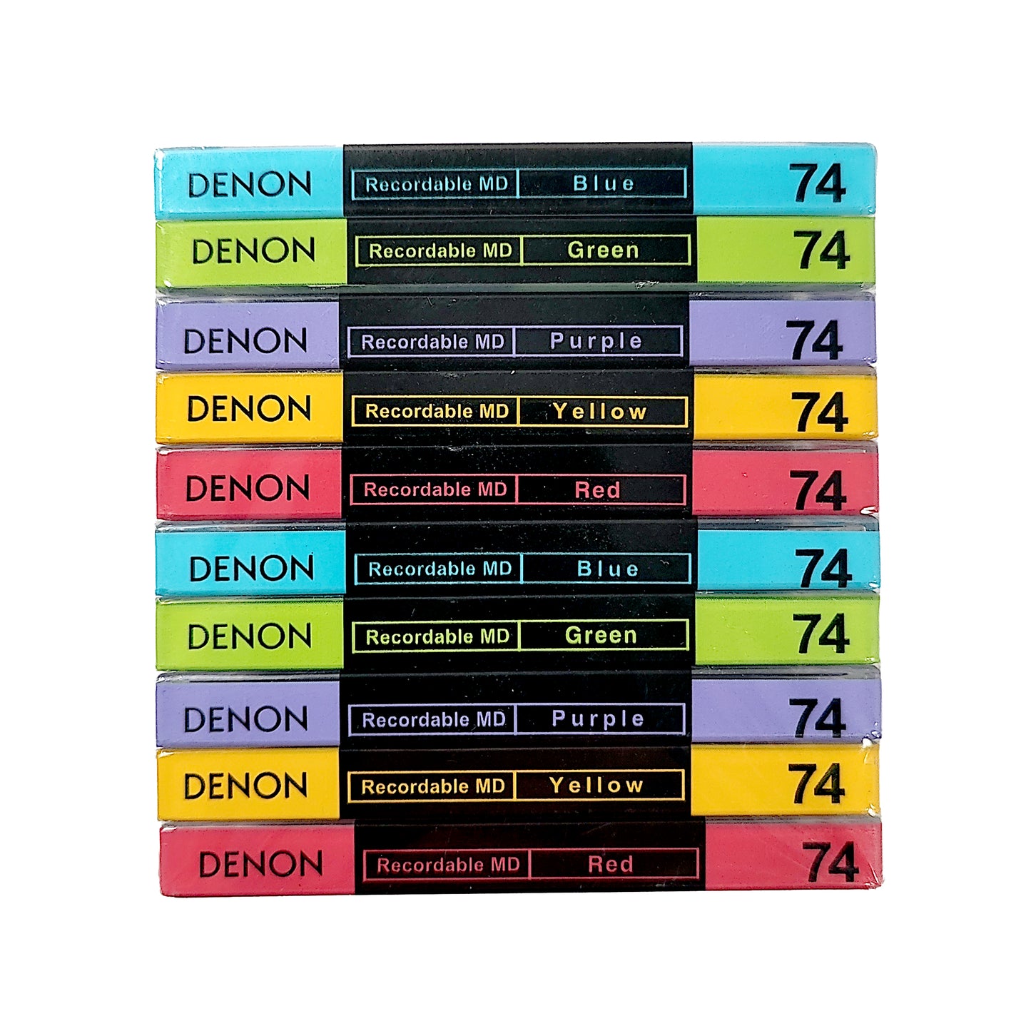 Denon Lapisia 74 Minute MiniDisc 10 Pack