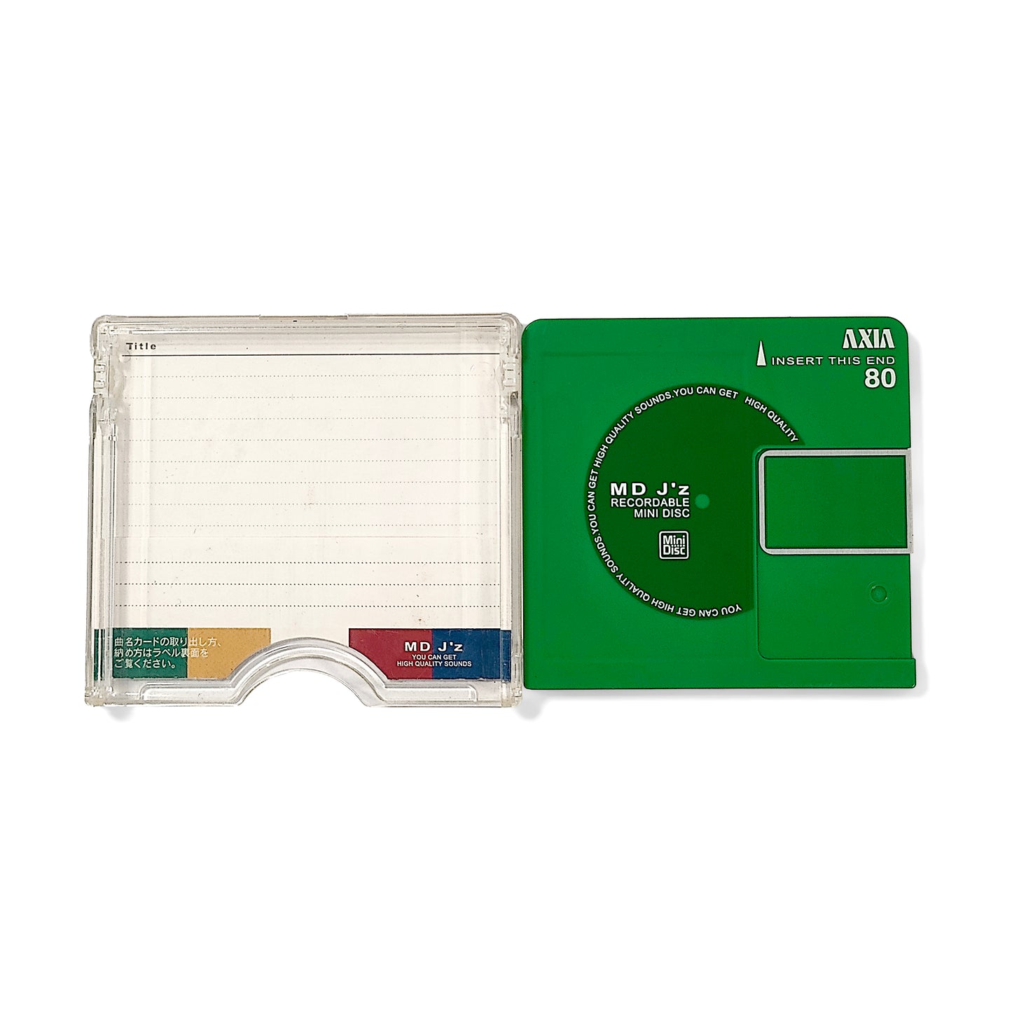 Axia MD Jz 80 Minute MiniDisc