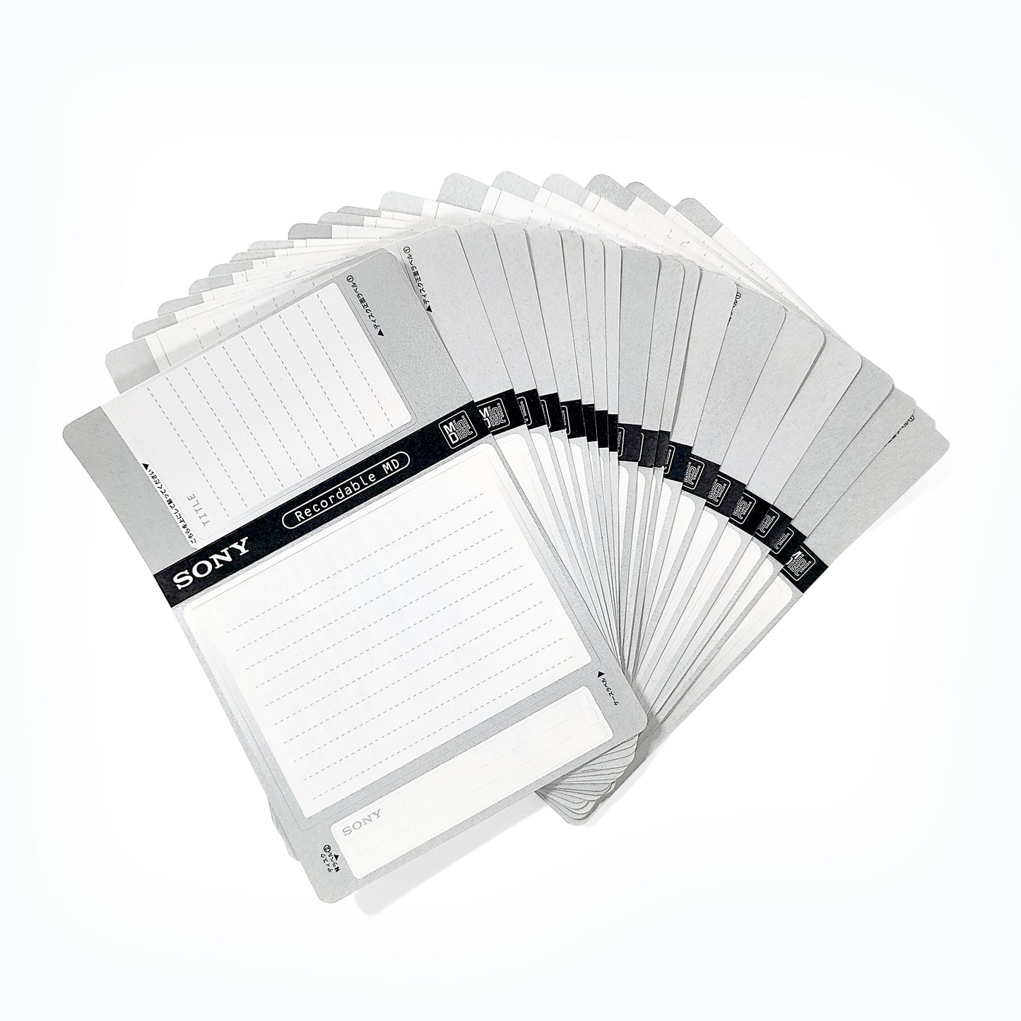 Sony MiniDisc Index Label 18 Pack