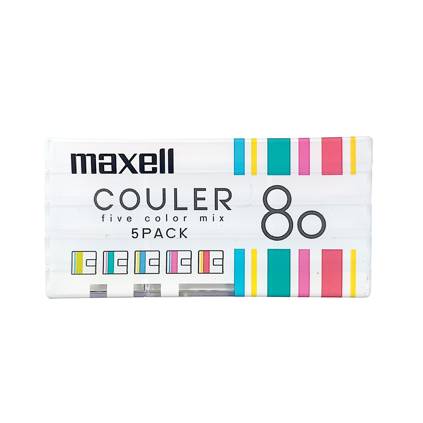 Maxell COULER 80 Minute MiniDisc 5 Pack