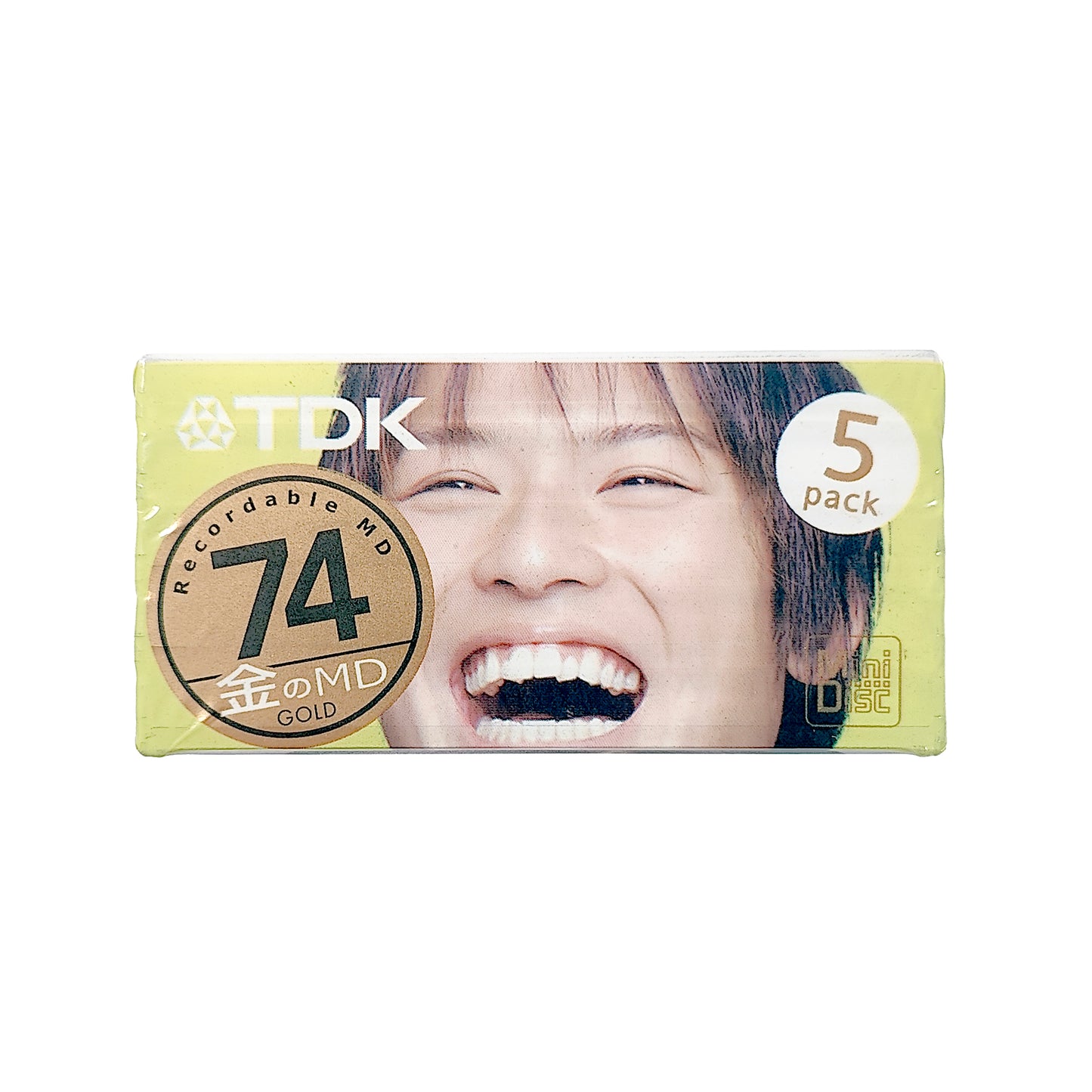TDK Gold 74 Minute MiniDisc 5 Pack