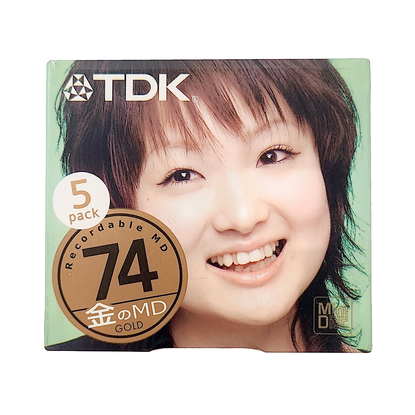 TDK Gold 74 Minute MiniDisc 5 Pack