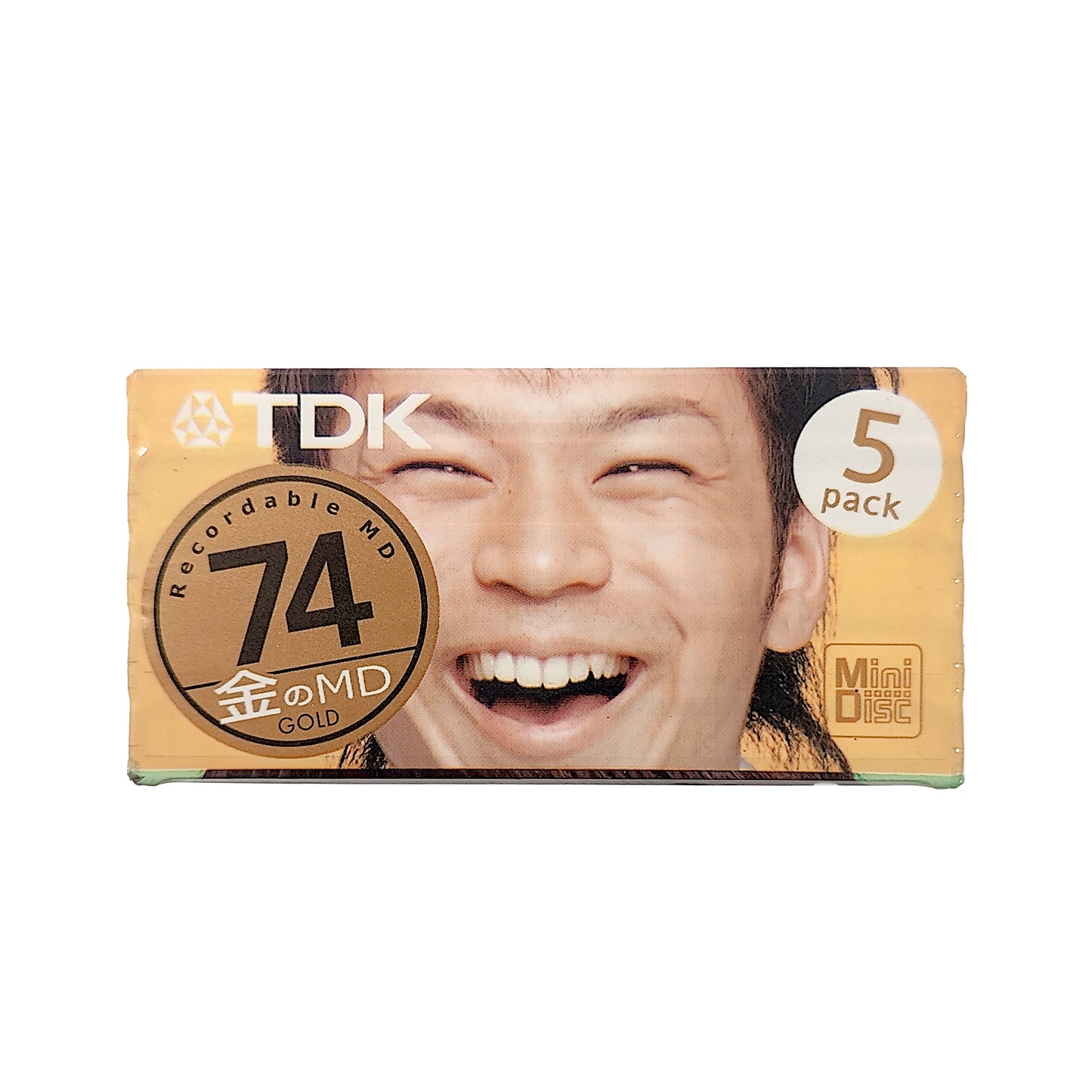 TDK Gold 74 Minute MiniDisc 5 Pack