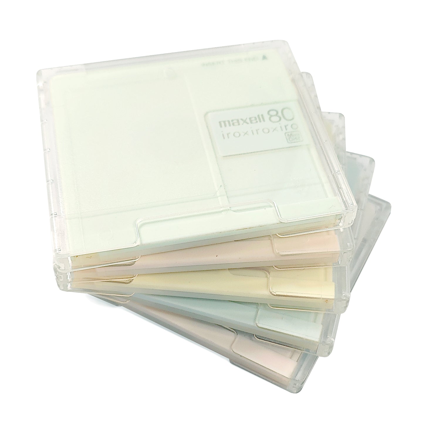 Maxell iro x iro x iro 80 Minute MiniDisc 5 Pack