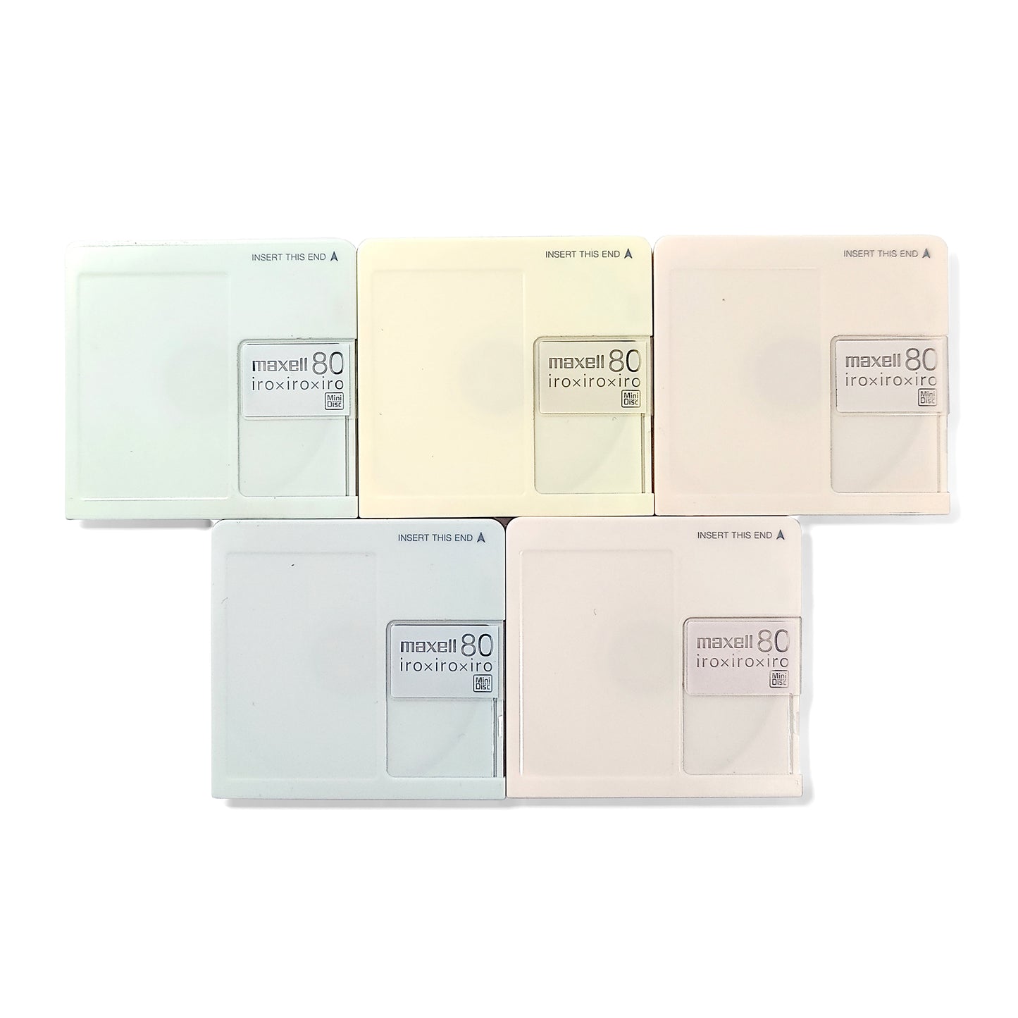 Maxell iro x iro x iro 80 Minute MiniDisc 5 Pack