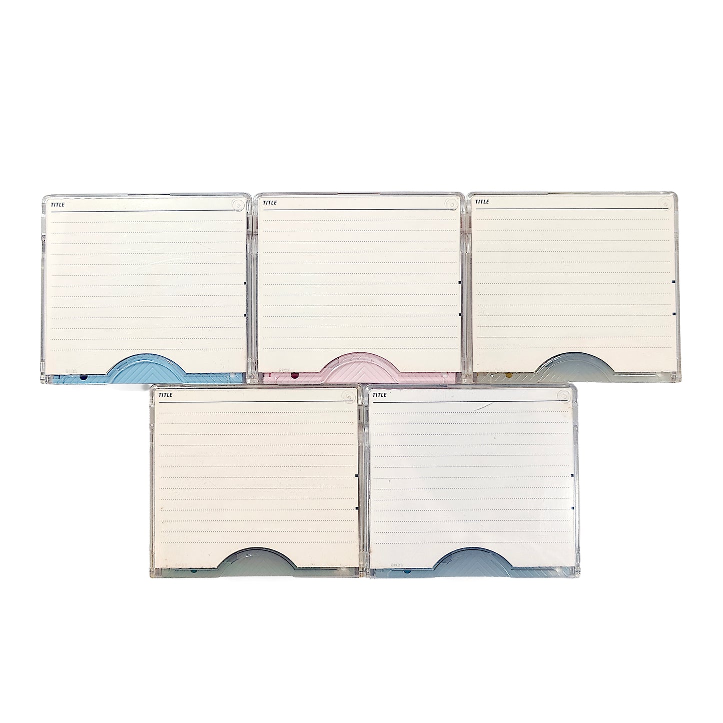 Axia Slim Case 80 Minute MiniDisc 5 Pack