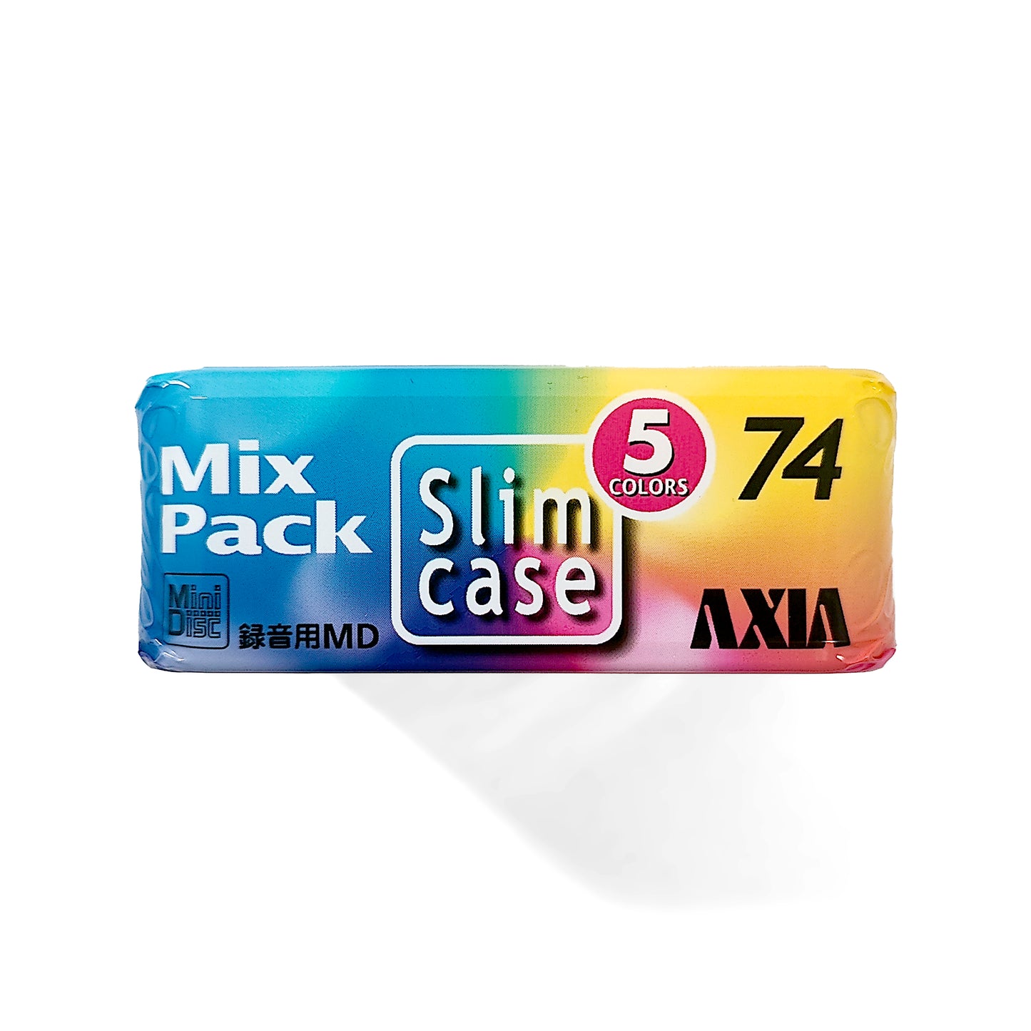 AXIA SlimCase 74 Minute MiniDisc 5 Pack