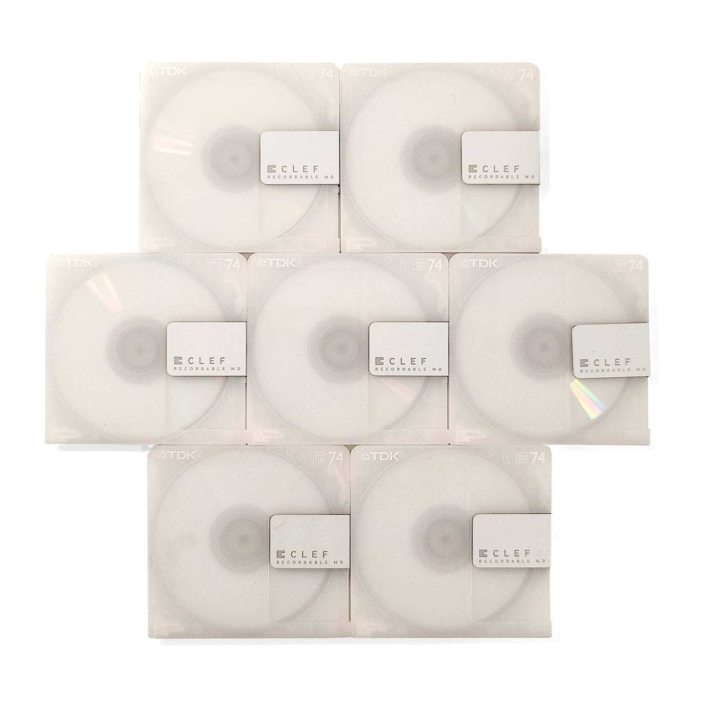 TDK CLEF 74 Minute MiniDisc 7 Pack
