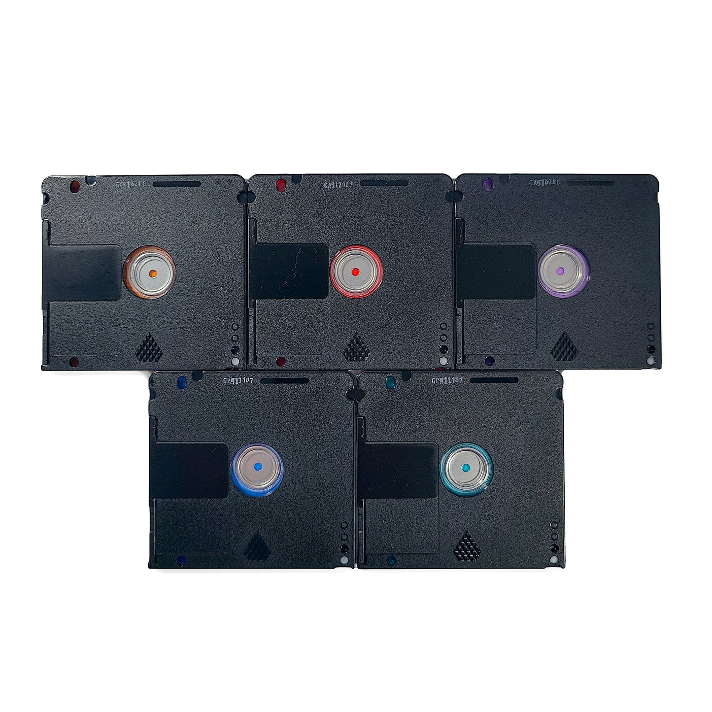 Victor Color Palette Mix 74 Minute MiniDisc 5 Pack