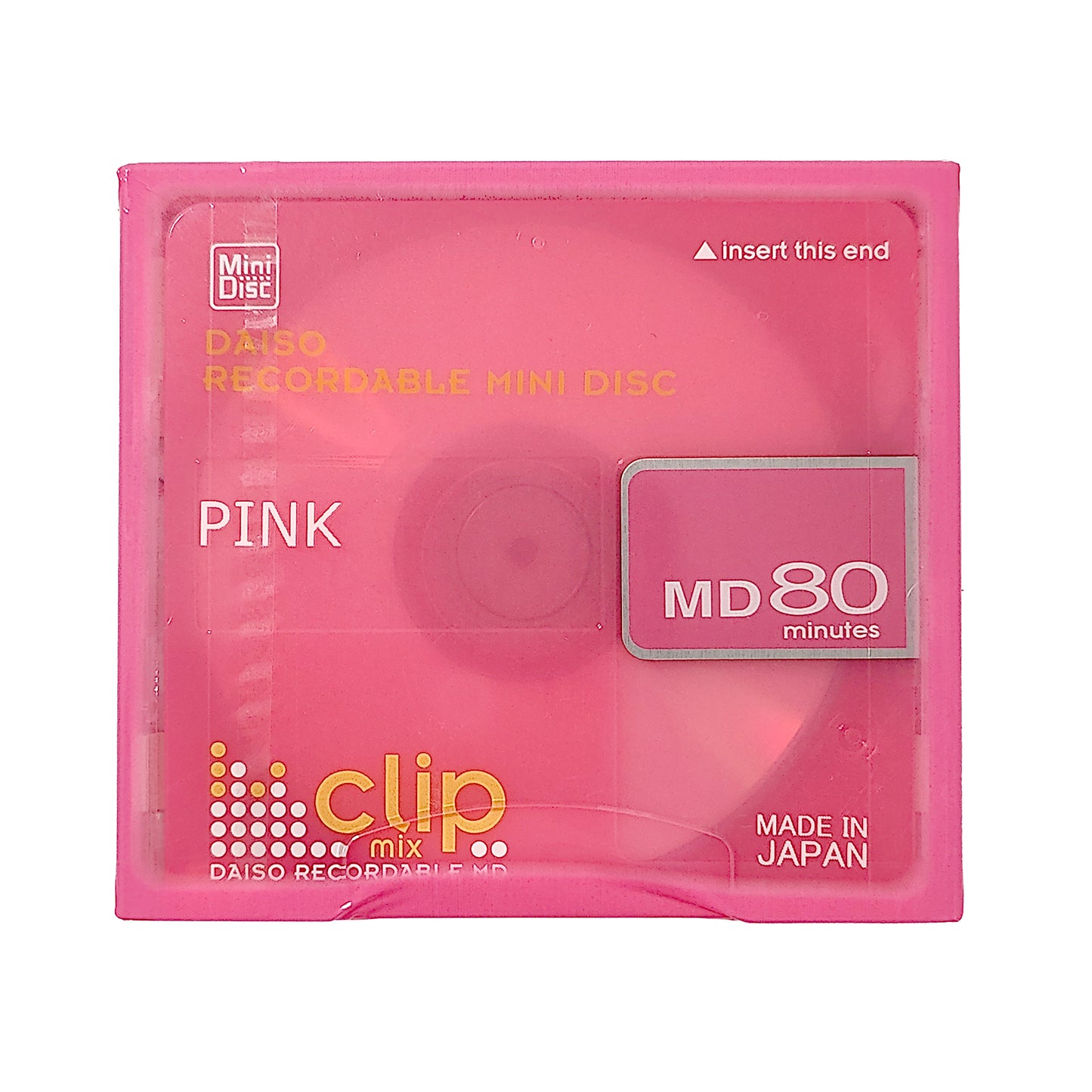 Daiso Clip 80 Minute MiniDisc