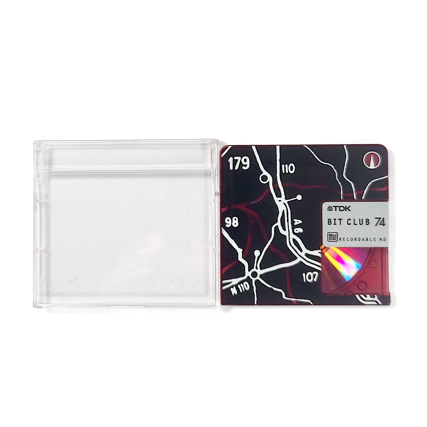 TDK Bit Club Maps 74 Minute MiniDisc