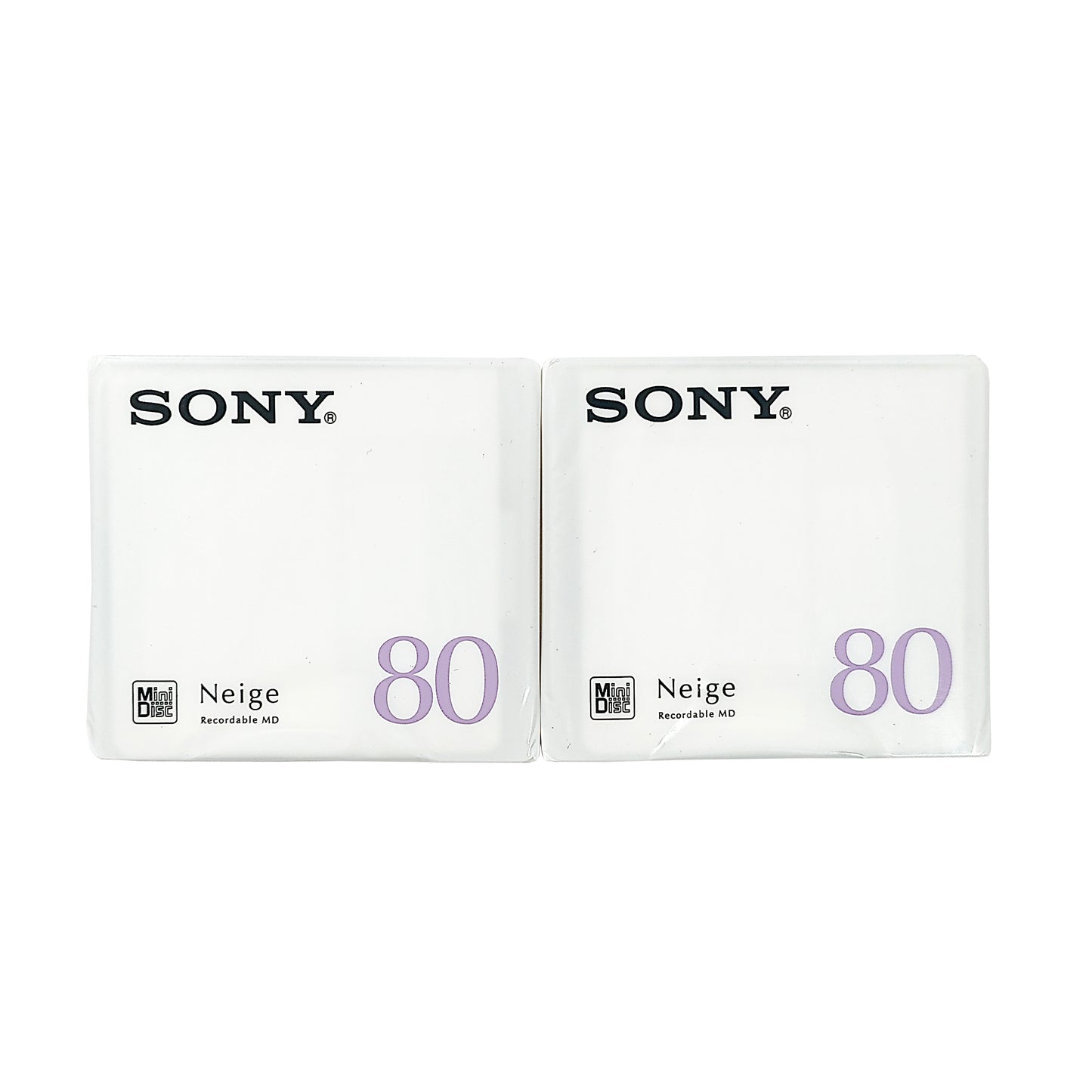 Sony Neige 80 Minute MiniDisc 2 Pack