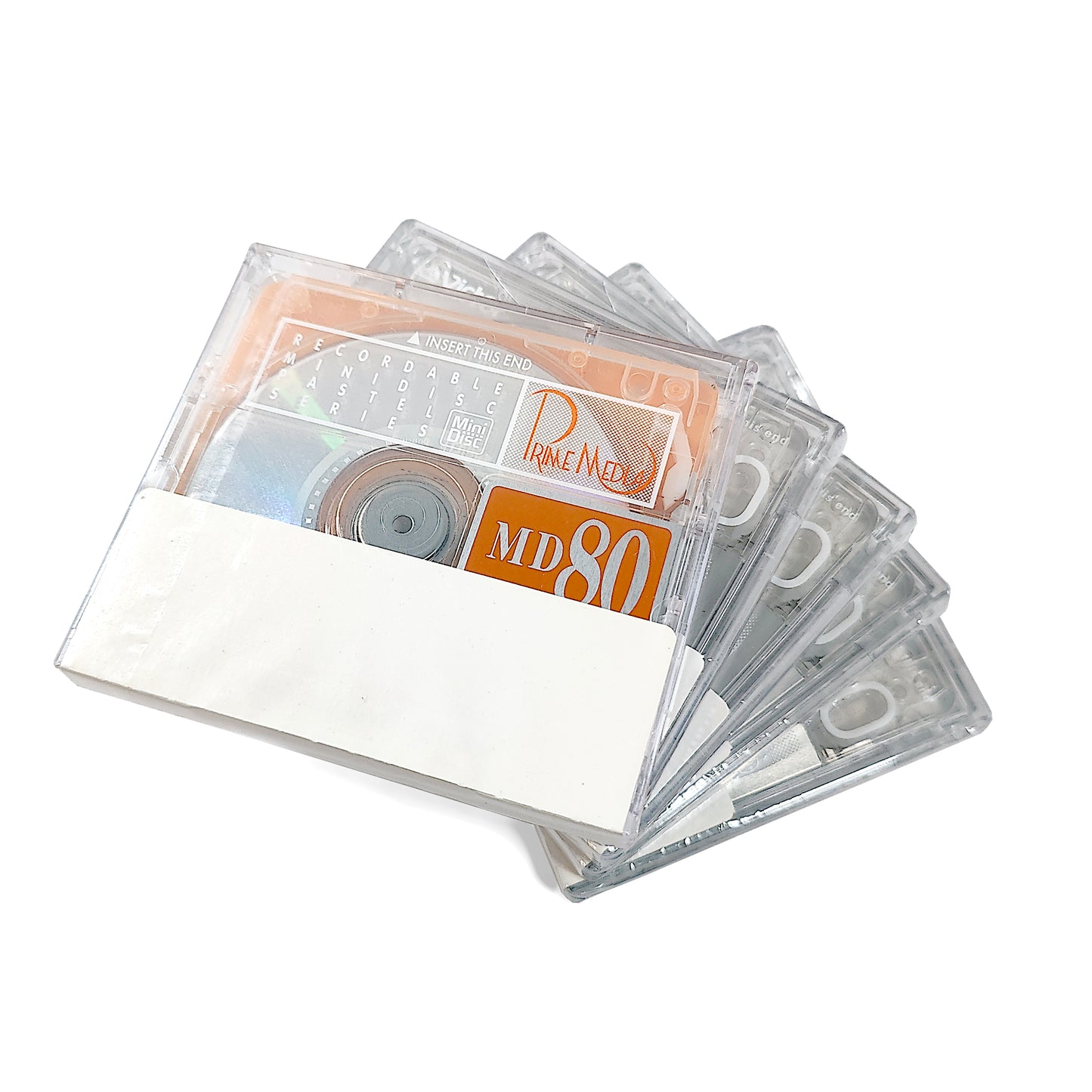 Victor & Prime Media 80 Minute MiniDisc 5 Pack