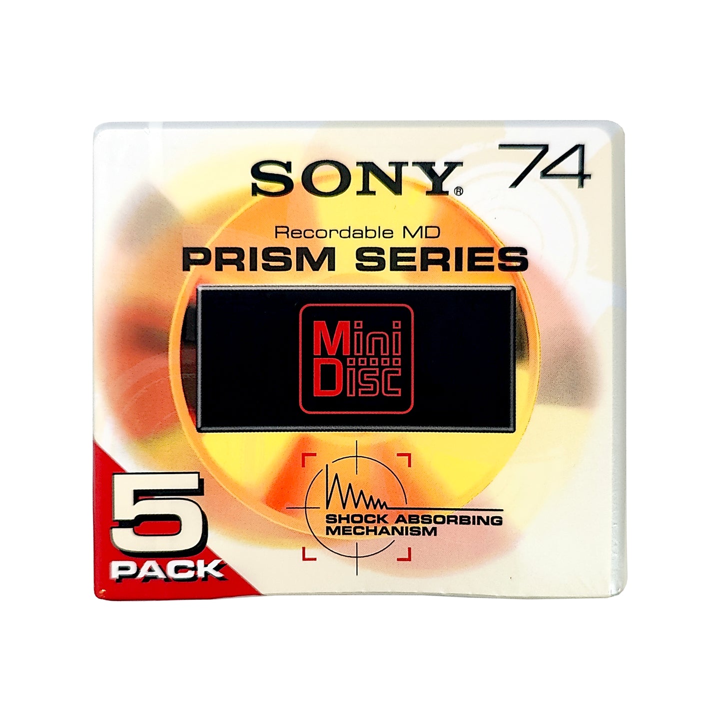 Sony Prism 74 Minute MiniDisc 5 Pack