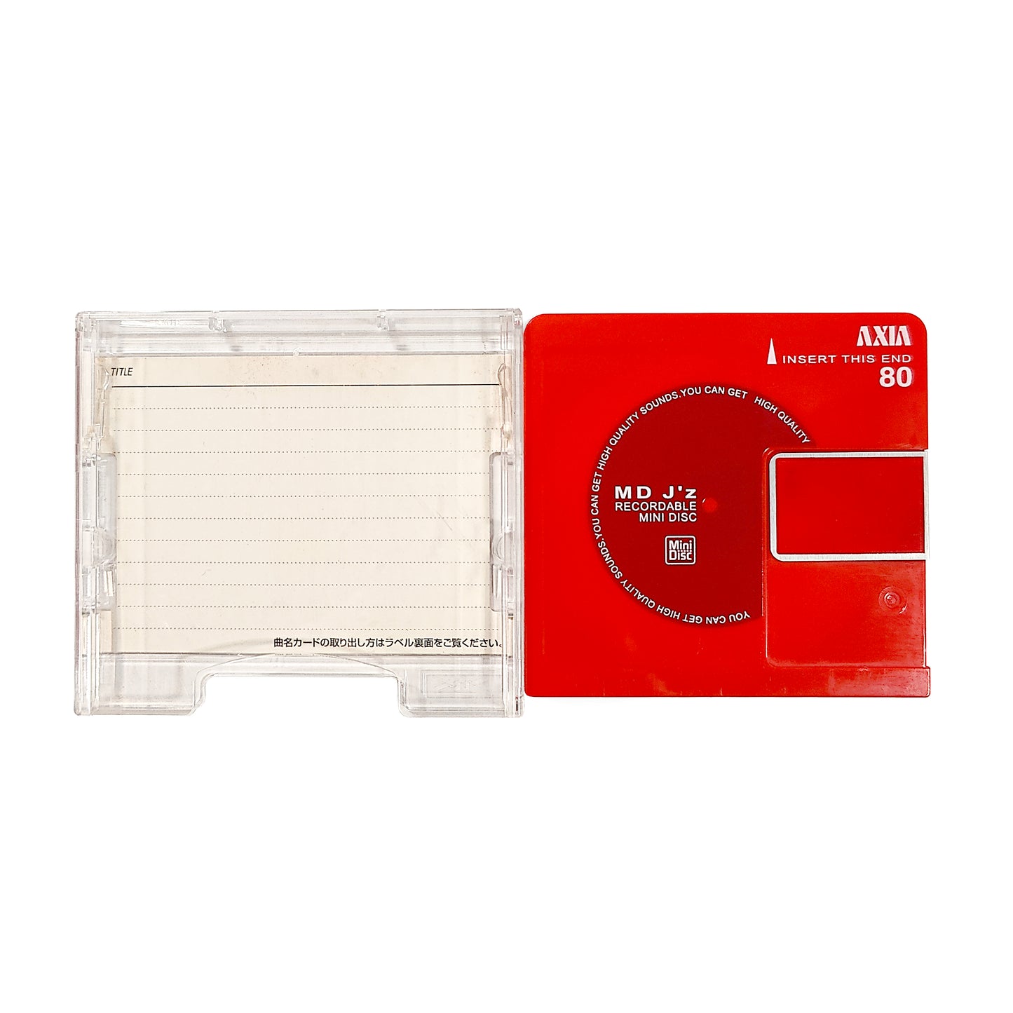 Axia MD Jz 80 Minute MiniDisc