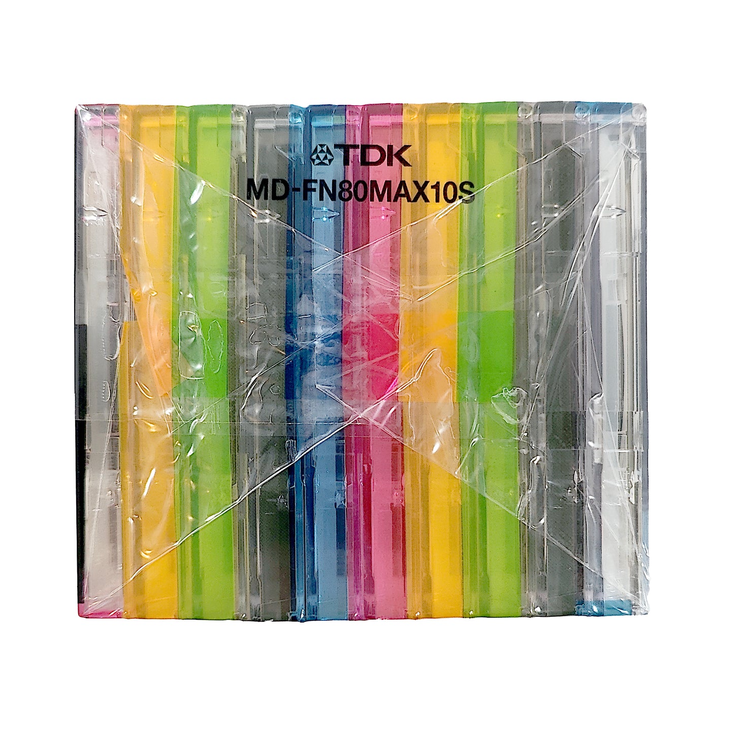 TDK Fine Color Mix 80 Minute MiniDisc 10 Pack
