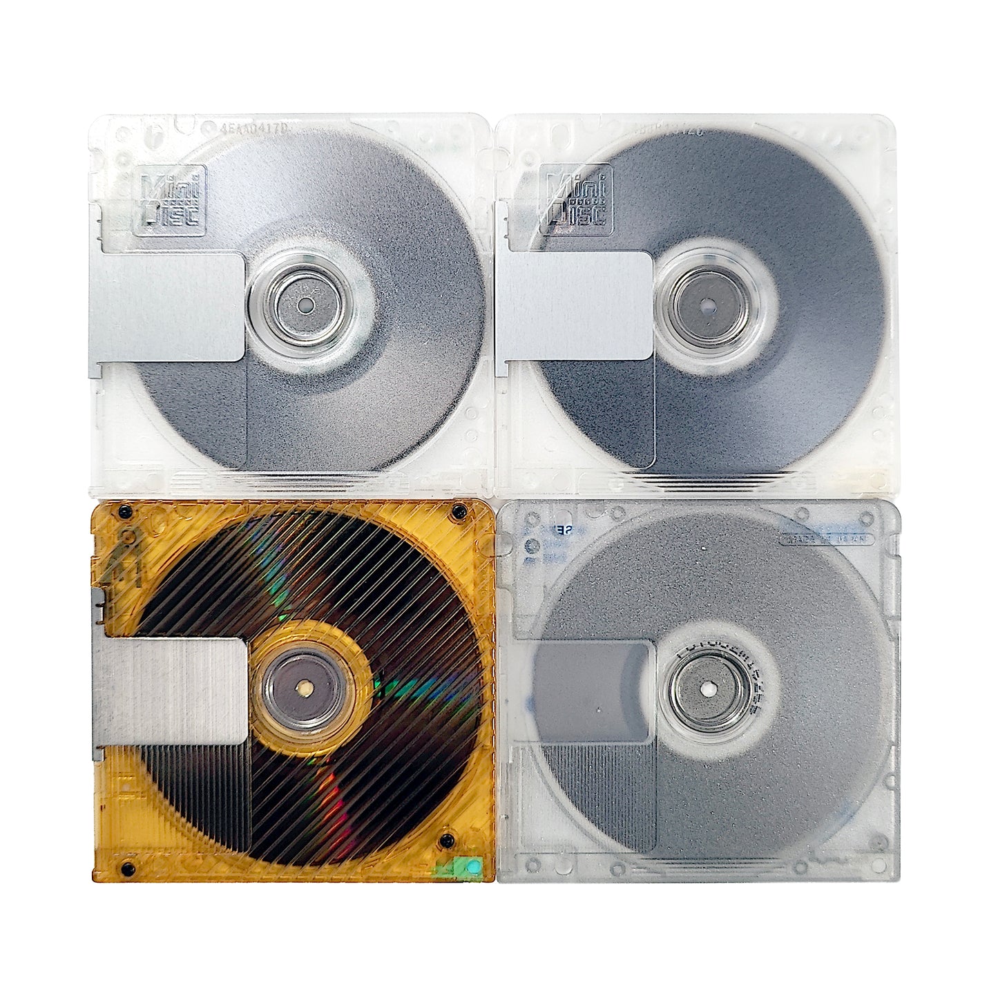 Various Brand 74 Minute MiniDisc 4 Pack