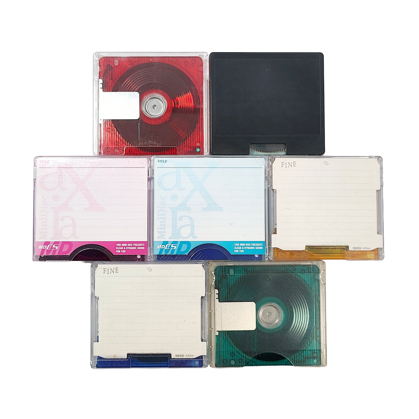 TDK & Axia 74 Minute MiniDisc 7 Pack