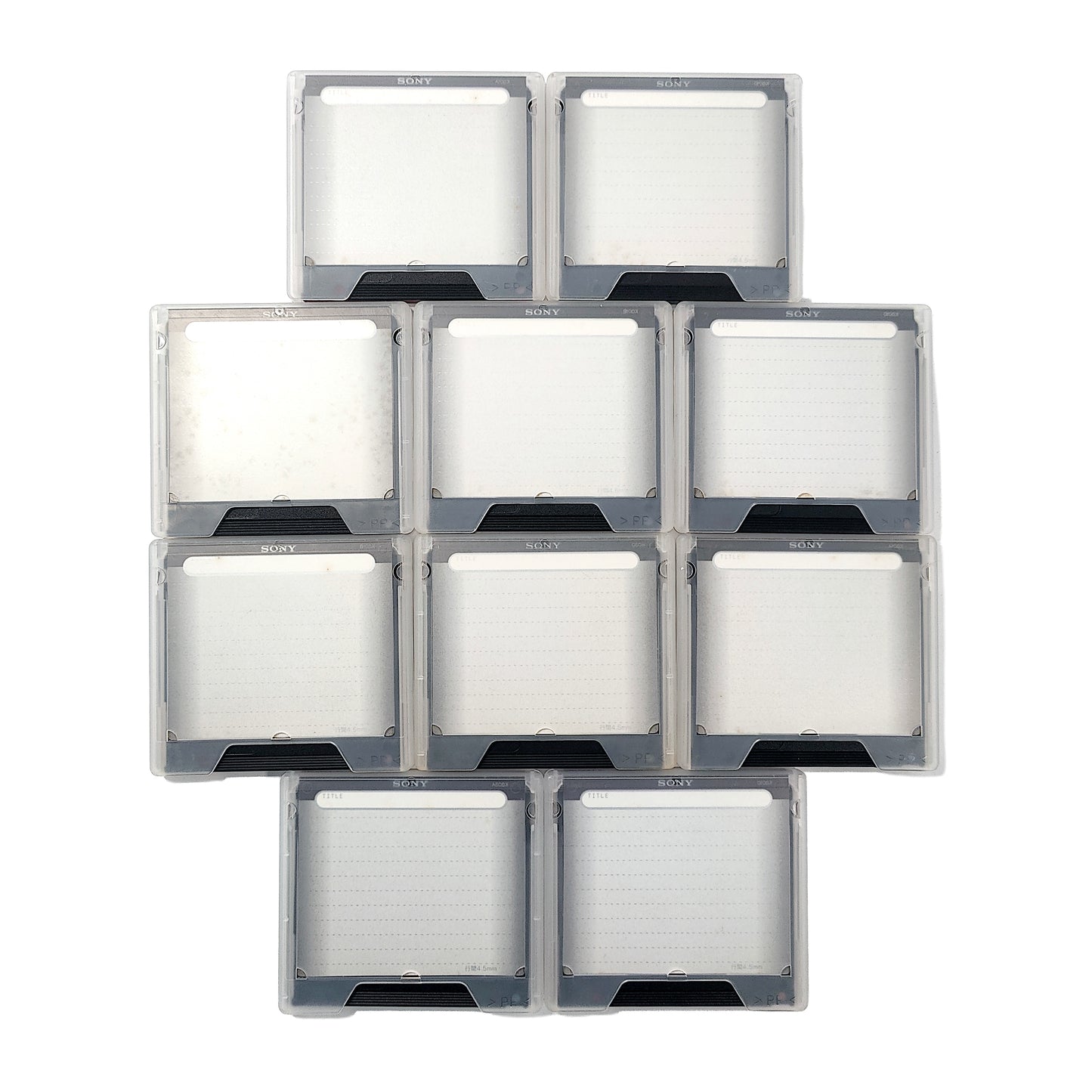 Sony Color Collection 74 & 80 Minute MiniDisc 10 Pack