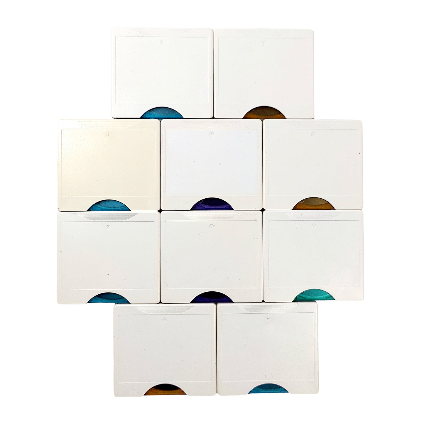 Victor Crystal Colors 74 Minute MiniDisc 10 Pack