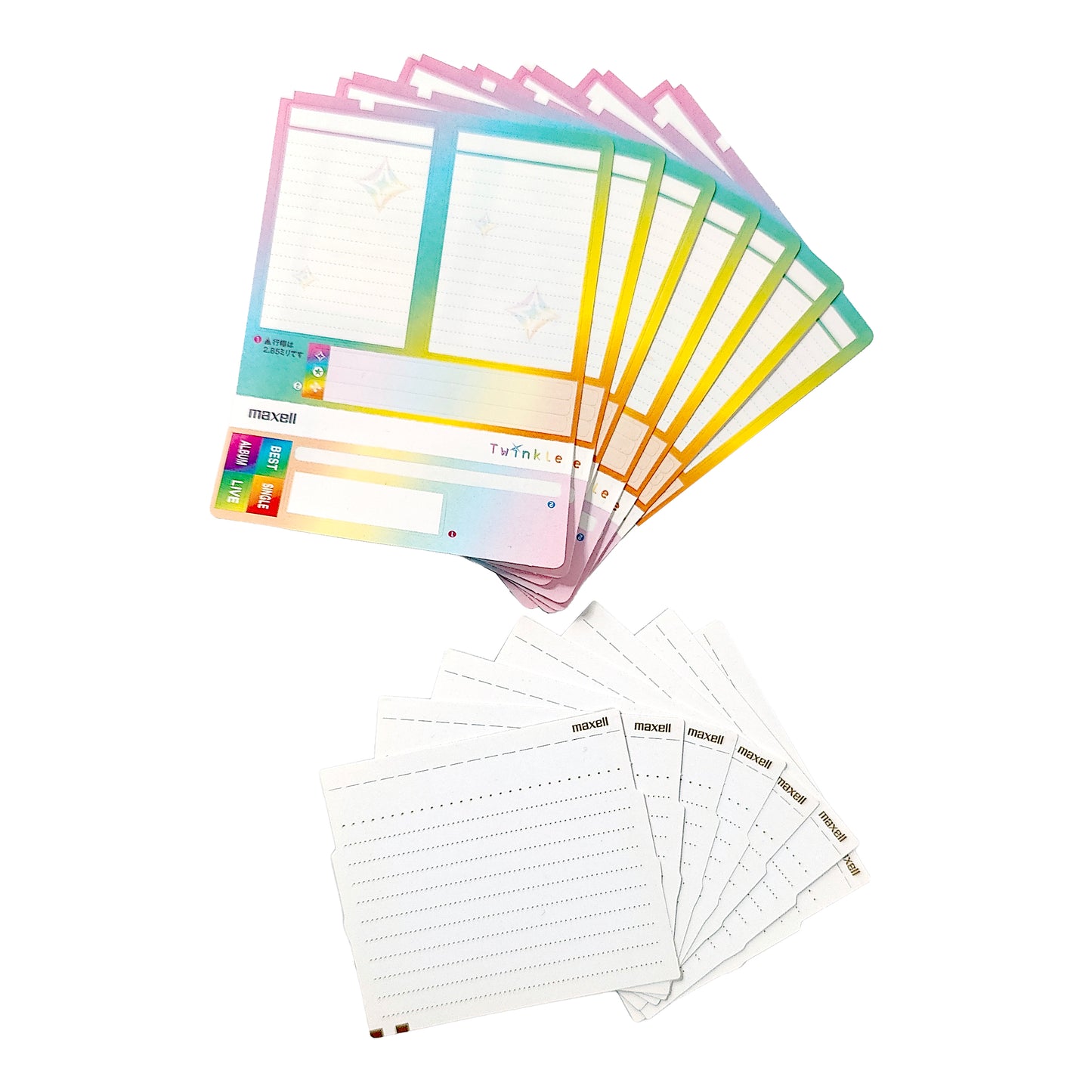 Maxell Twinkle 74 Minute MiniDisc 7 Pack