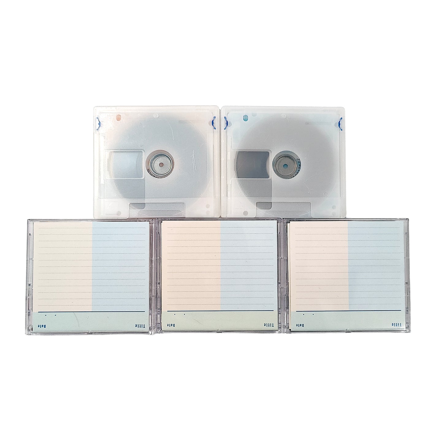Victor & Maxell 74 Minute MiniDisc 5 Pack