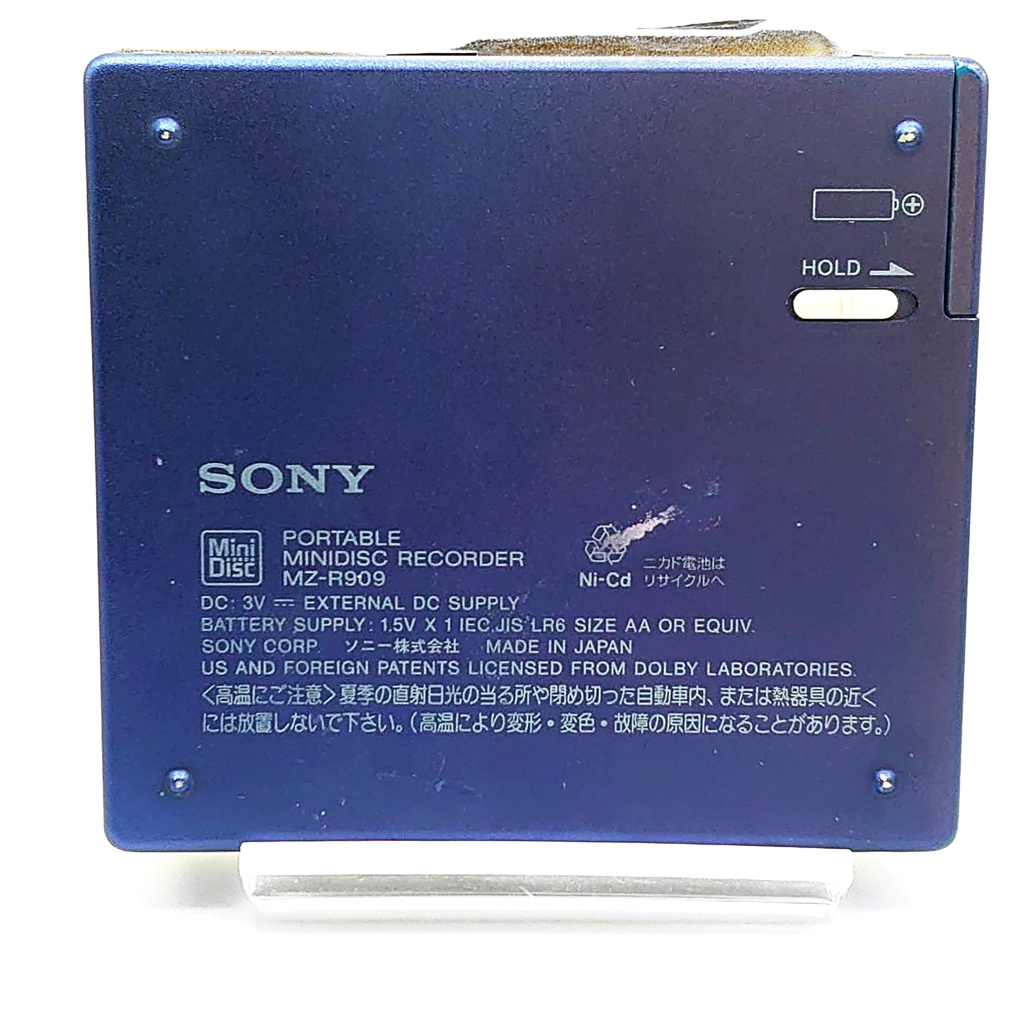 Sony MZ-R909 MiniDisc Recorder
