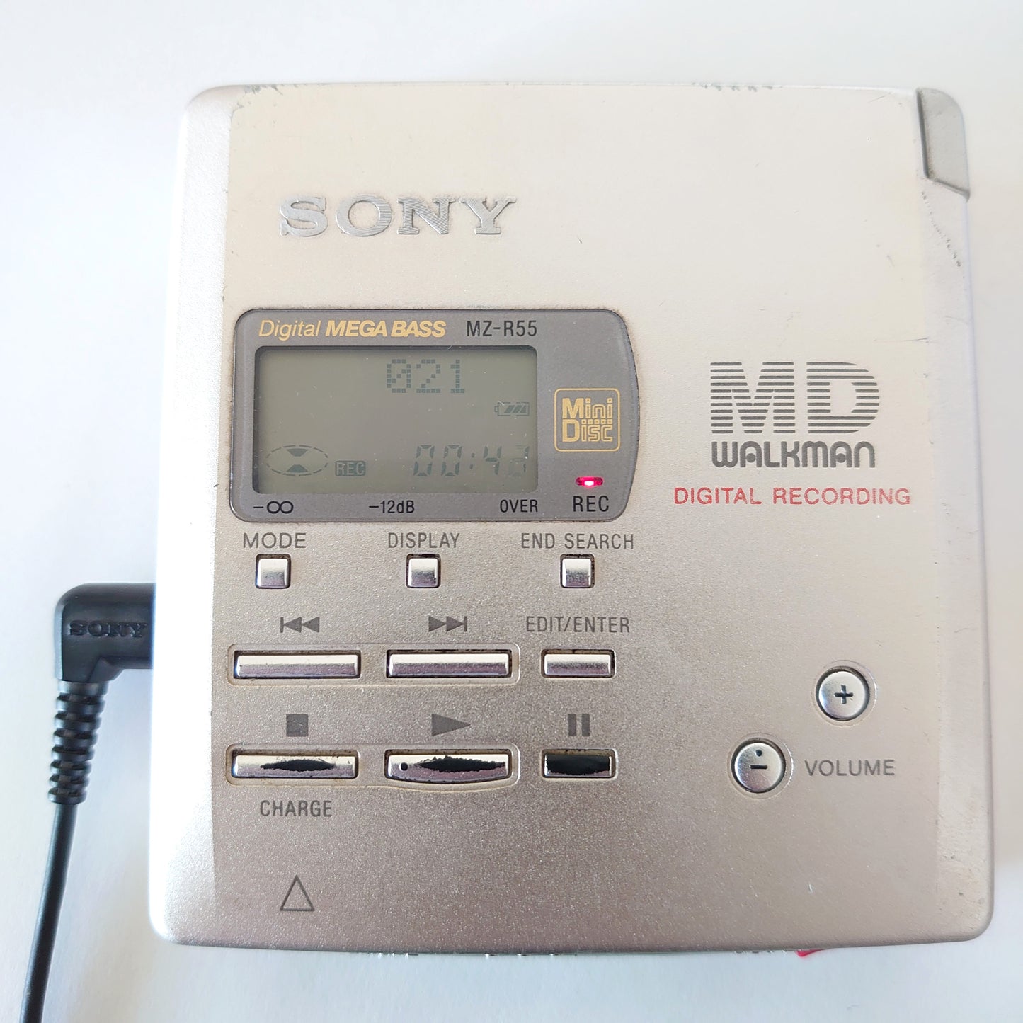 Sony MZ-R55 MiniDisc Recorder Bundle