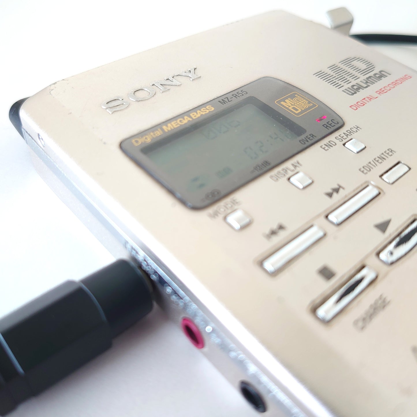 Sony MZ-R55 MiniDisc Recorder Bundle