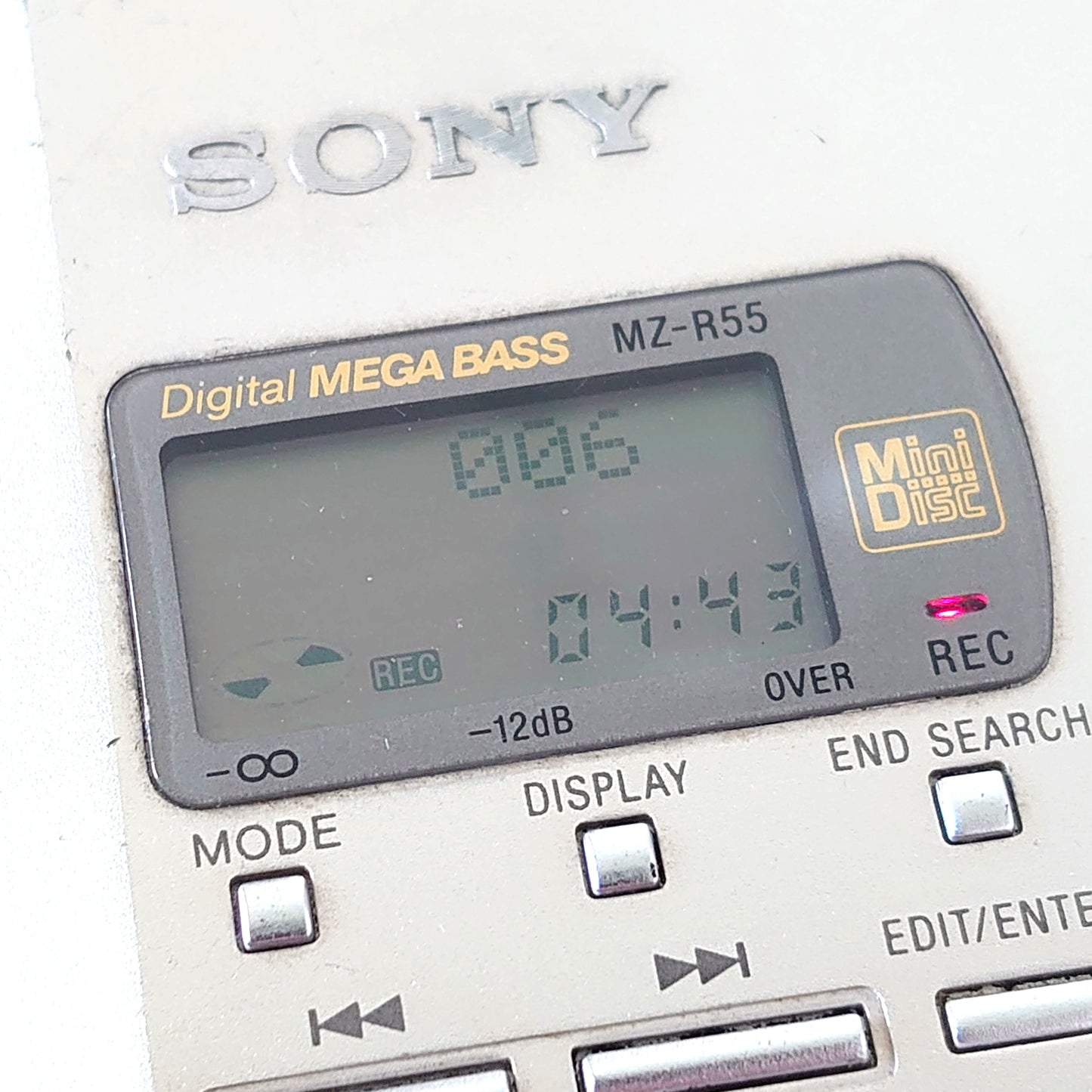 Sony MZ-R55 MiniDisc Recorder Bundle