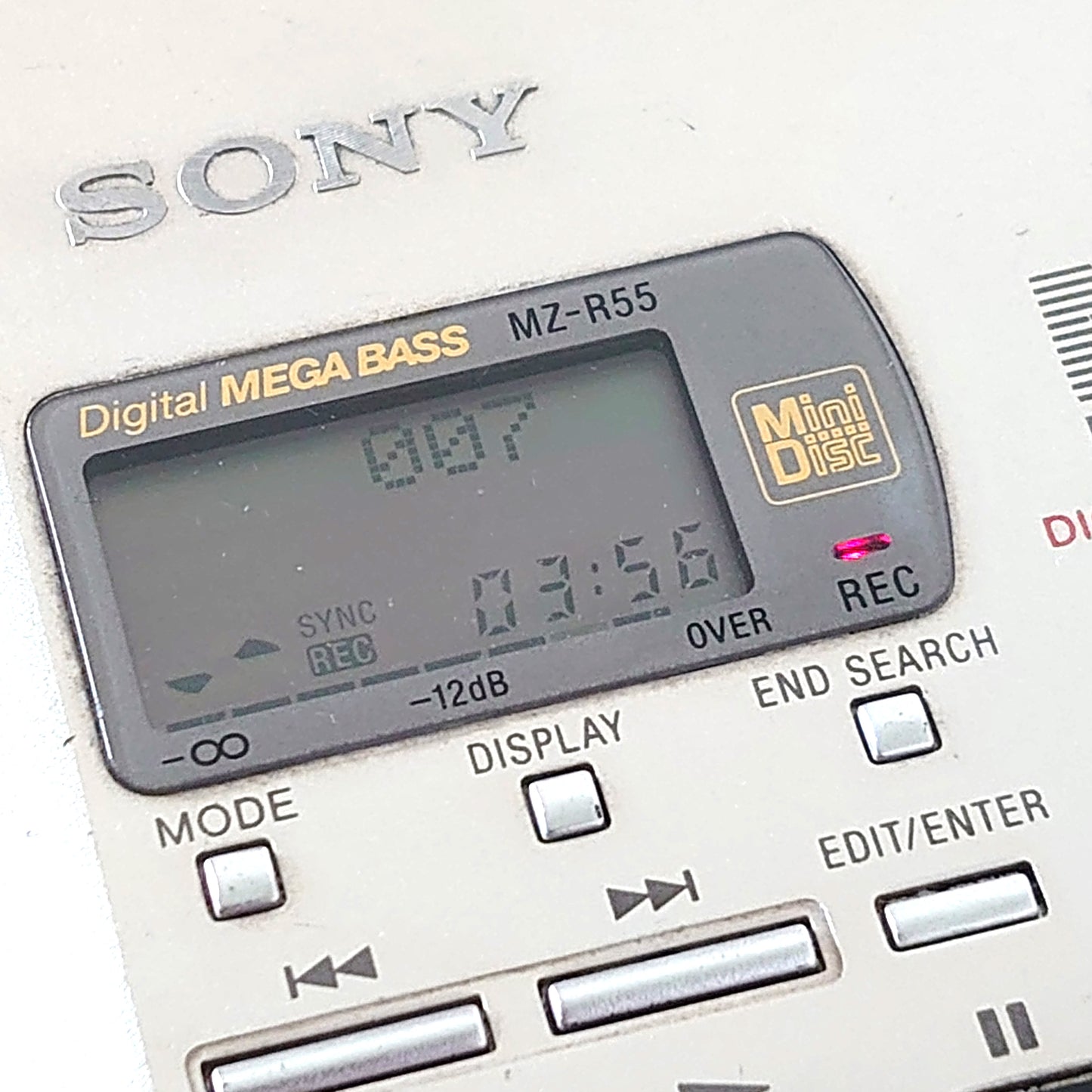 Sony MZ-R55 MiniDisc Recorder Bundle