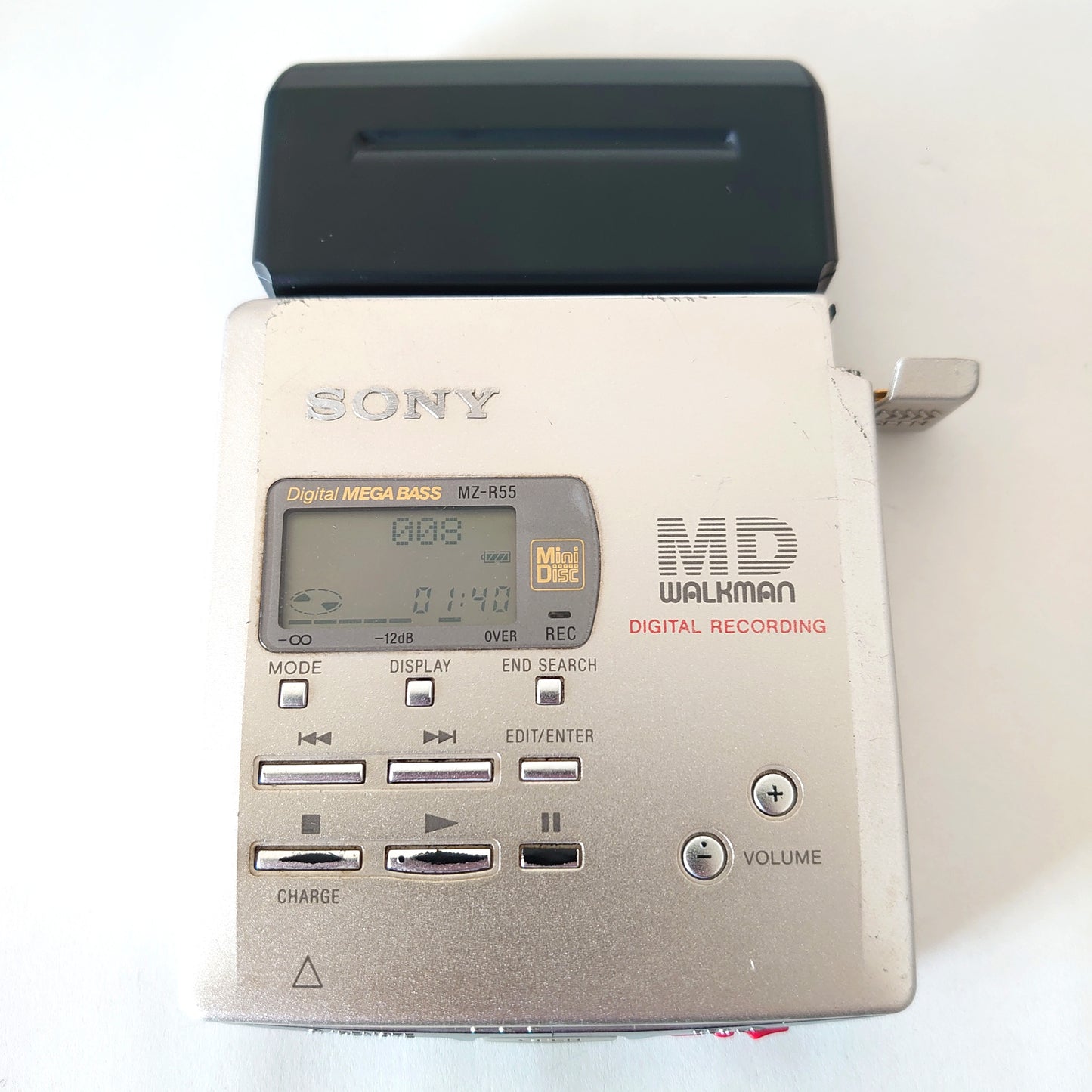 Sony MZ-R55 MiniDisc Recorder Bundle