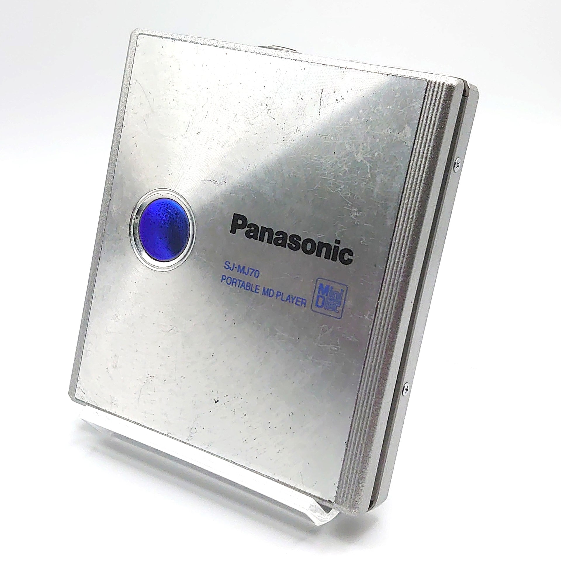 Lecteur MiniDisc Panasonic SJ-MJ55 Walkman – Bleu – Fonctionne – Japon