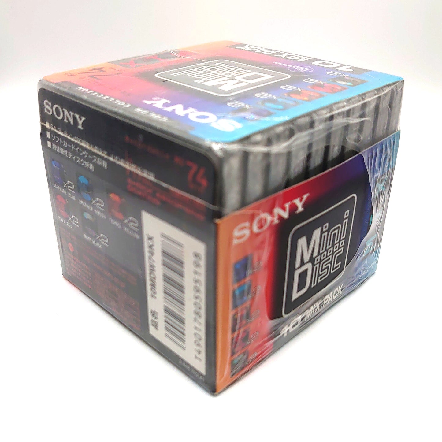 Sony 10MDW74KX Color Collection MiniDisc 10 Pack