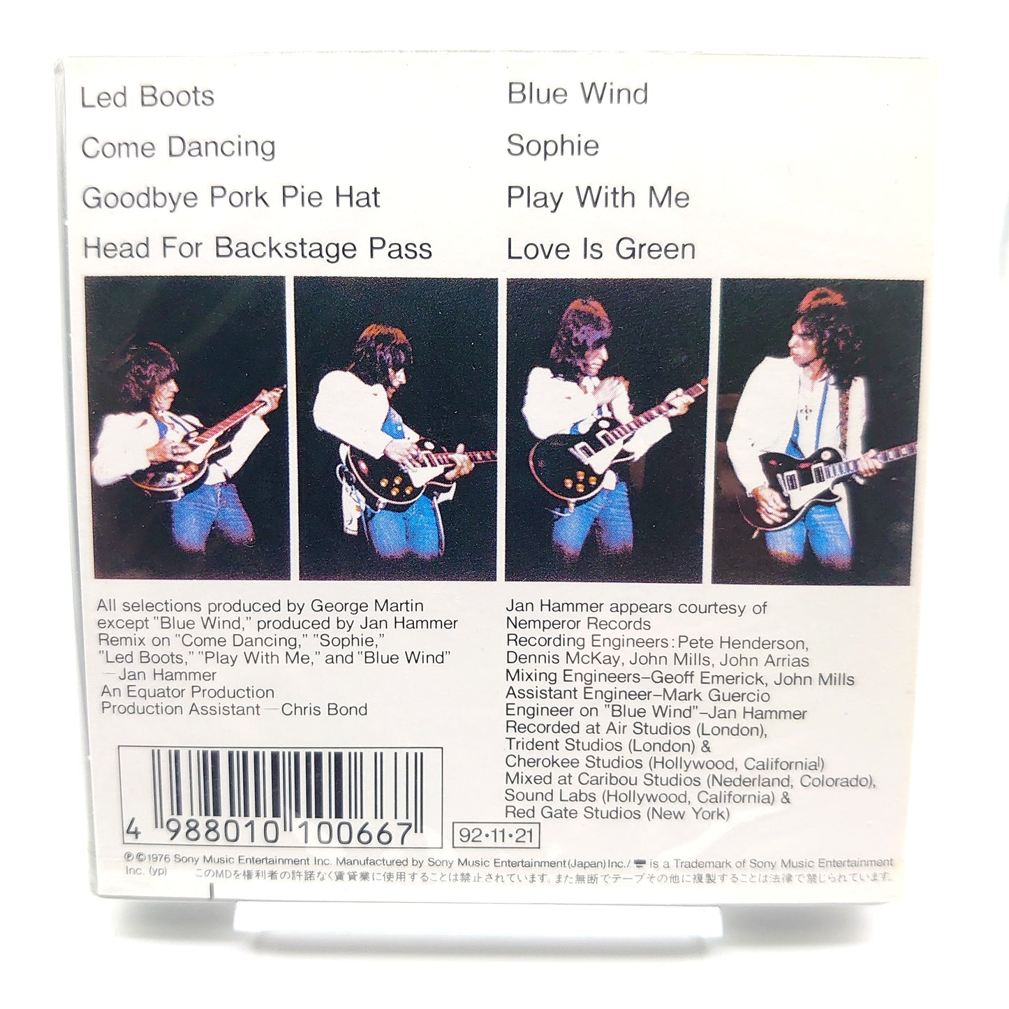 Jeff Beck Wired MiniDisc Album