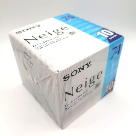 Sony Neige 74 Minute MiniDisc 10 Pack