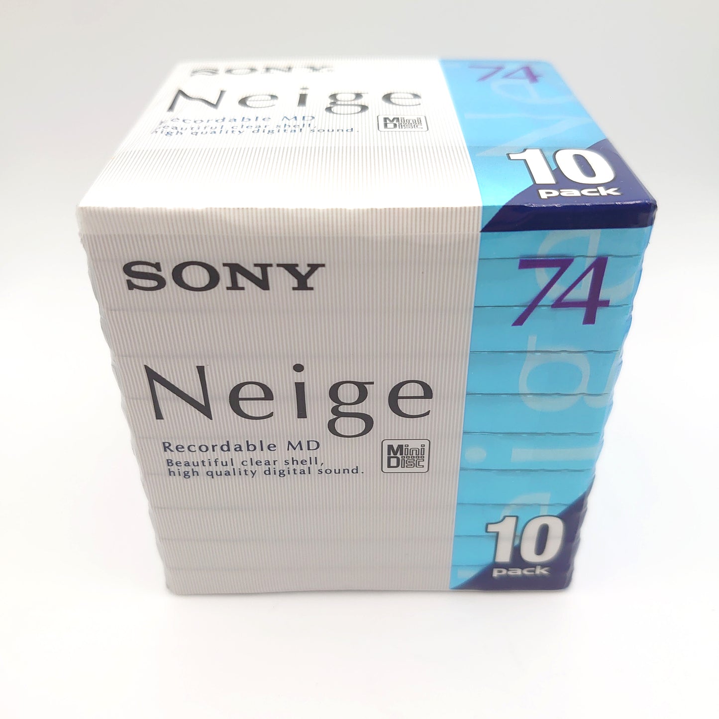 Sony Neige 74 Minute MiniDisc 10 Pack