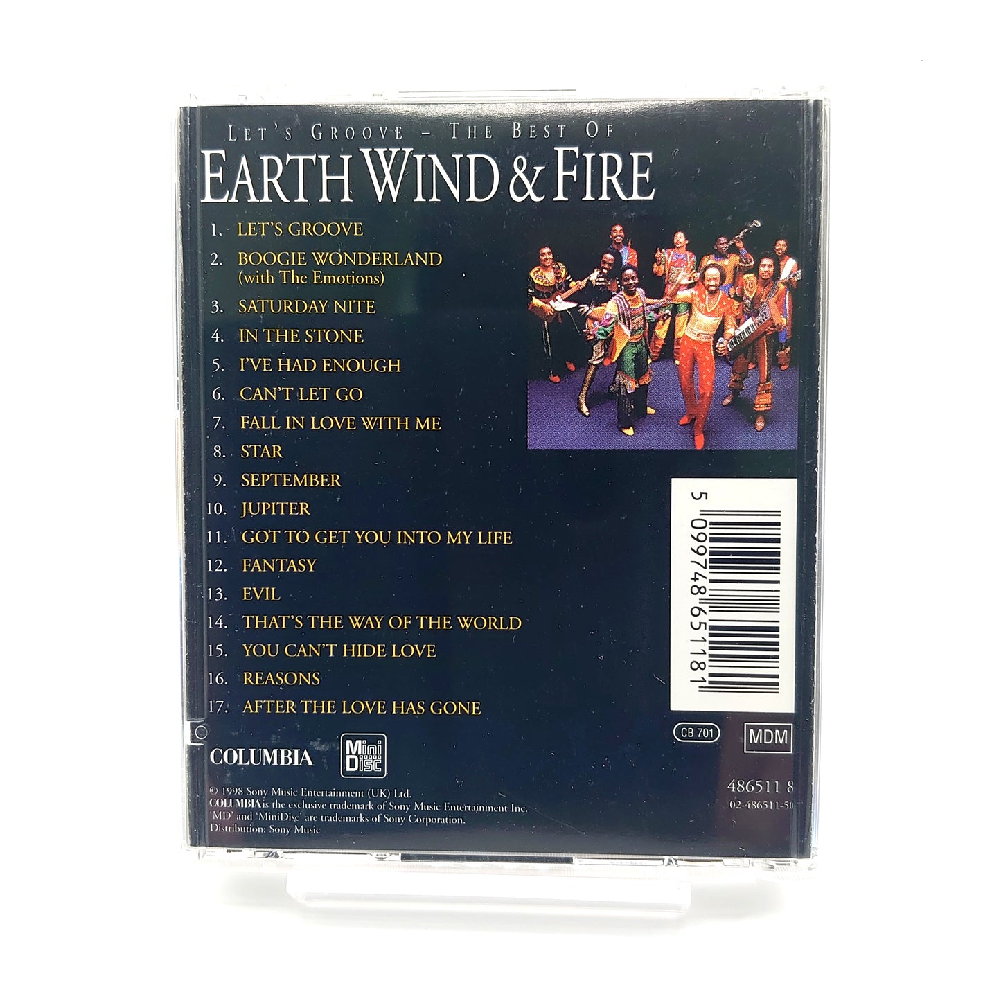 Earth Wind & Fire Let's Groove The Best Of MiniDisc Album