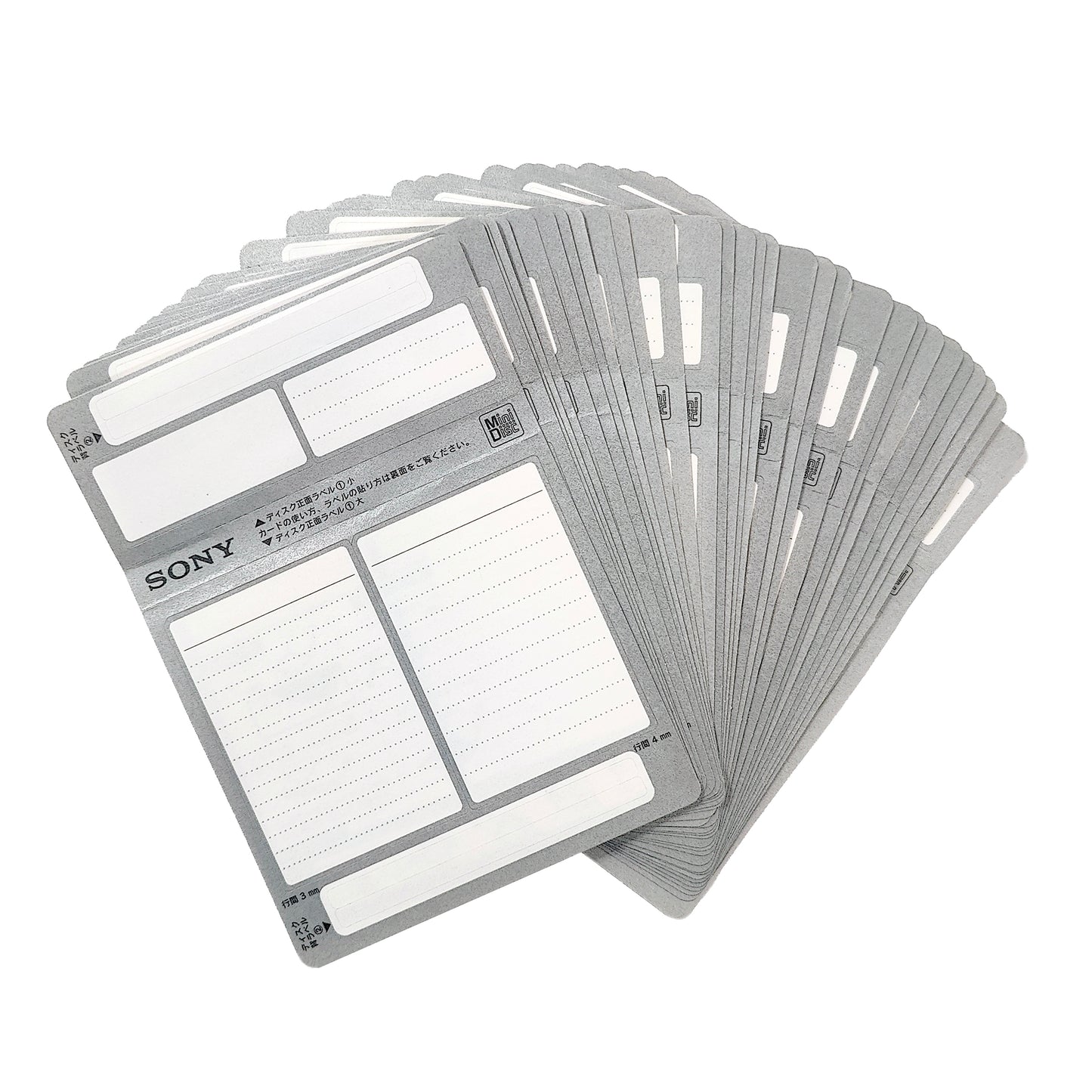 Sony MiniDisc Label Set