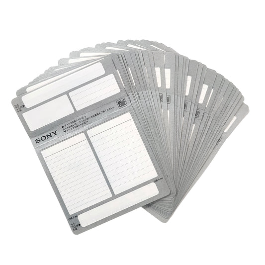 Sony MiniDisc Label Set