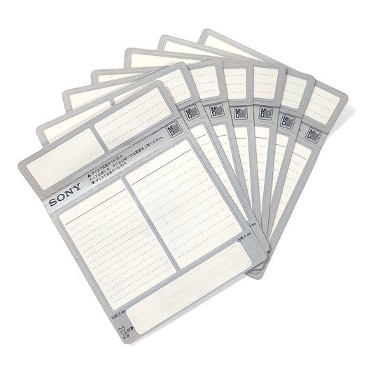 Sony Neige MiniDisc Label 7 Pack