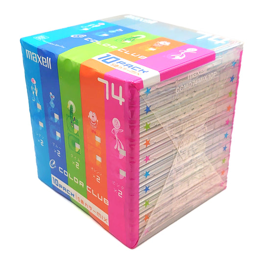 Maxell 74 Minute MiniDisc 10 Pack