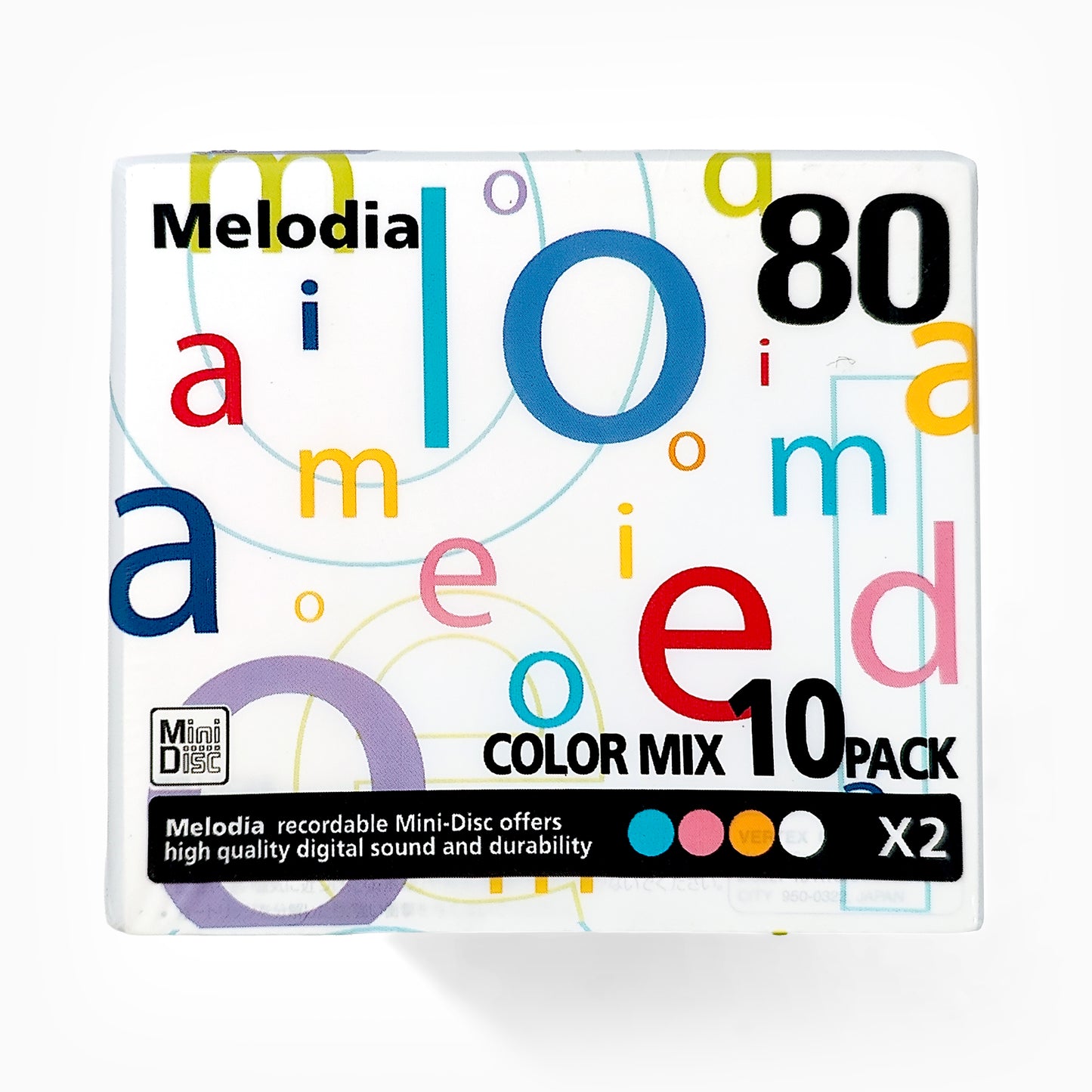 Saehan Melodia 80 Minute MiniDisc 10 Pack