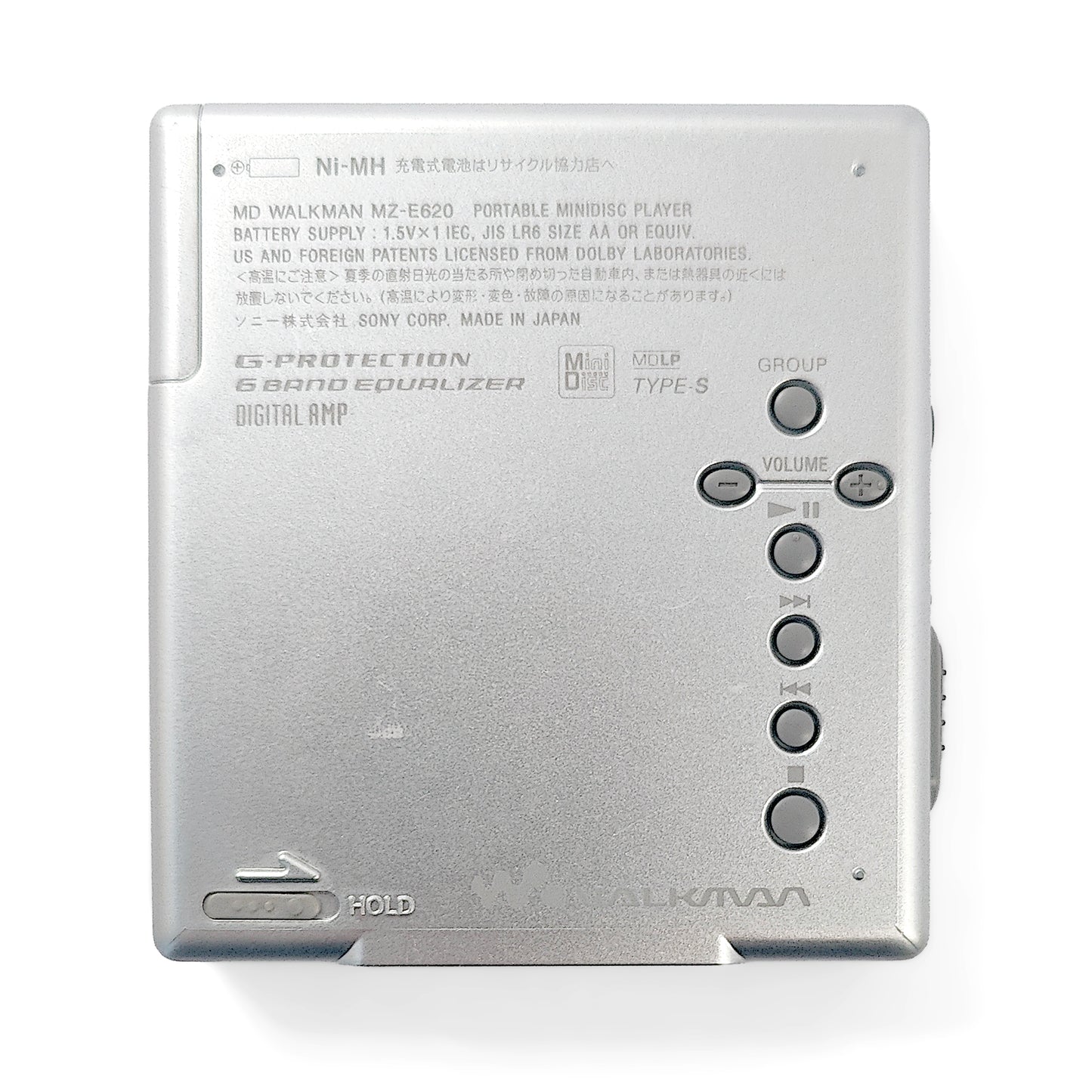 Sony MZ-E620 MiniDisc Player