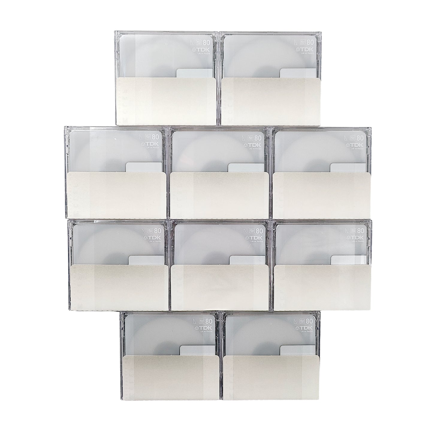 TDK CLEF 80 Minute MiniDisc 10 Pack