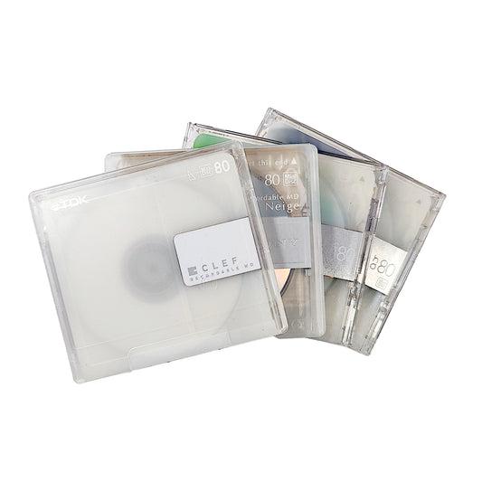 TDK & Sony 80 Minute MiniDisc 4 Pack